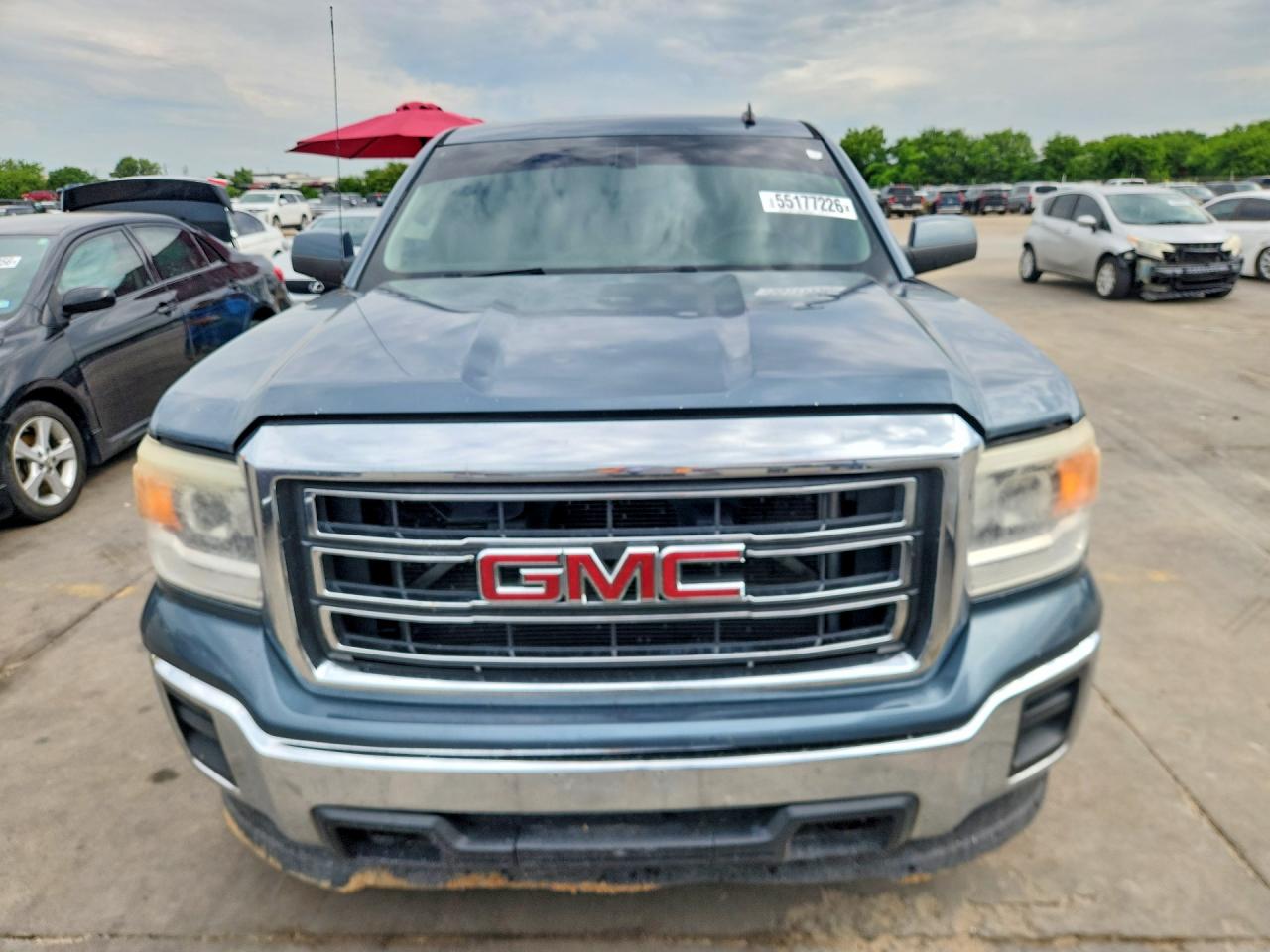 2014 Gmc Sierra K1500 Sle Синий vin: 3GTU2UEC2EG319943