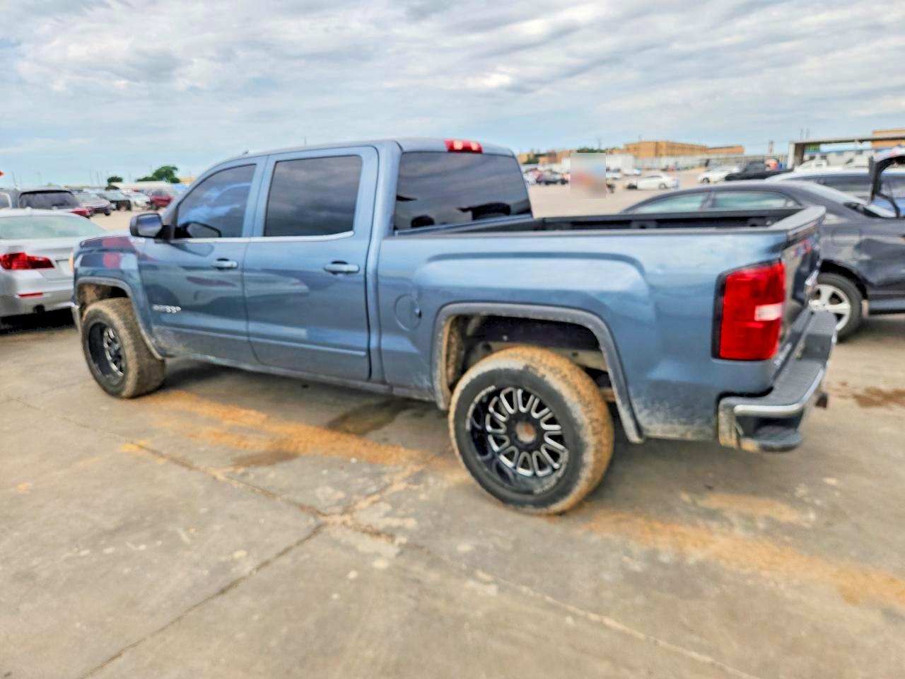 2014 Gmc Sierra K1500 Sle Синий vin: 3GTU2UEC2EG319943