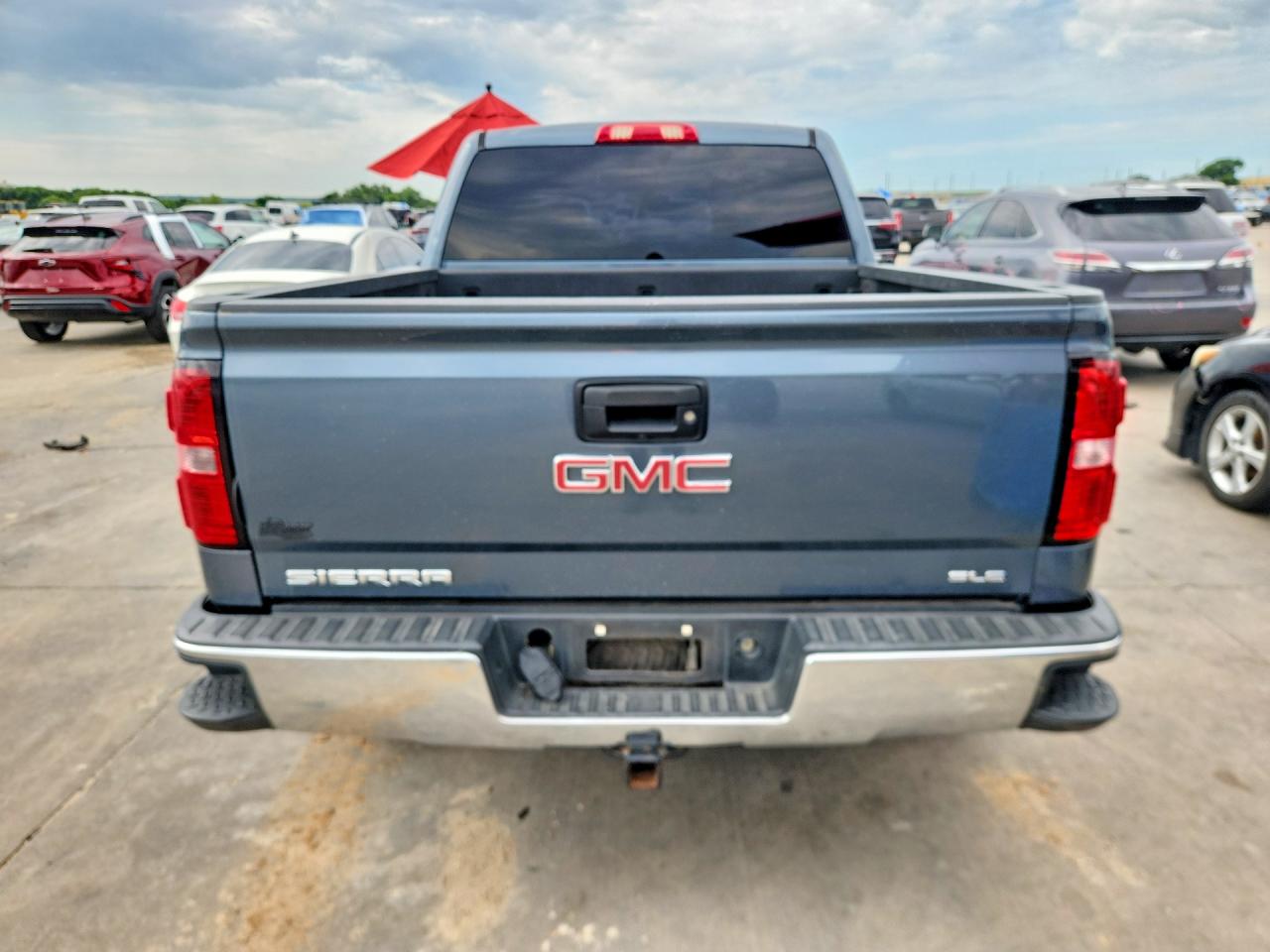 2014 Gmc Sierra K1500 Sle Синий vin: 3GTU2UEC2EG319943