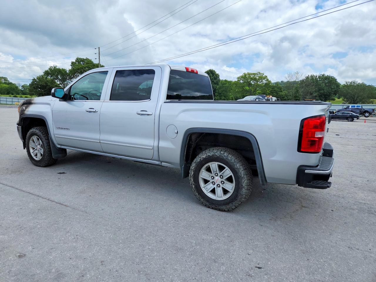 2014 Gmc Sierra K1500 Sle Серебряный vin: 3GTU2UEC2EG323328