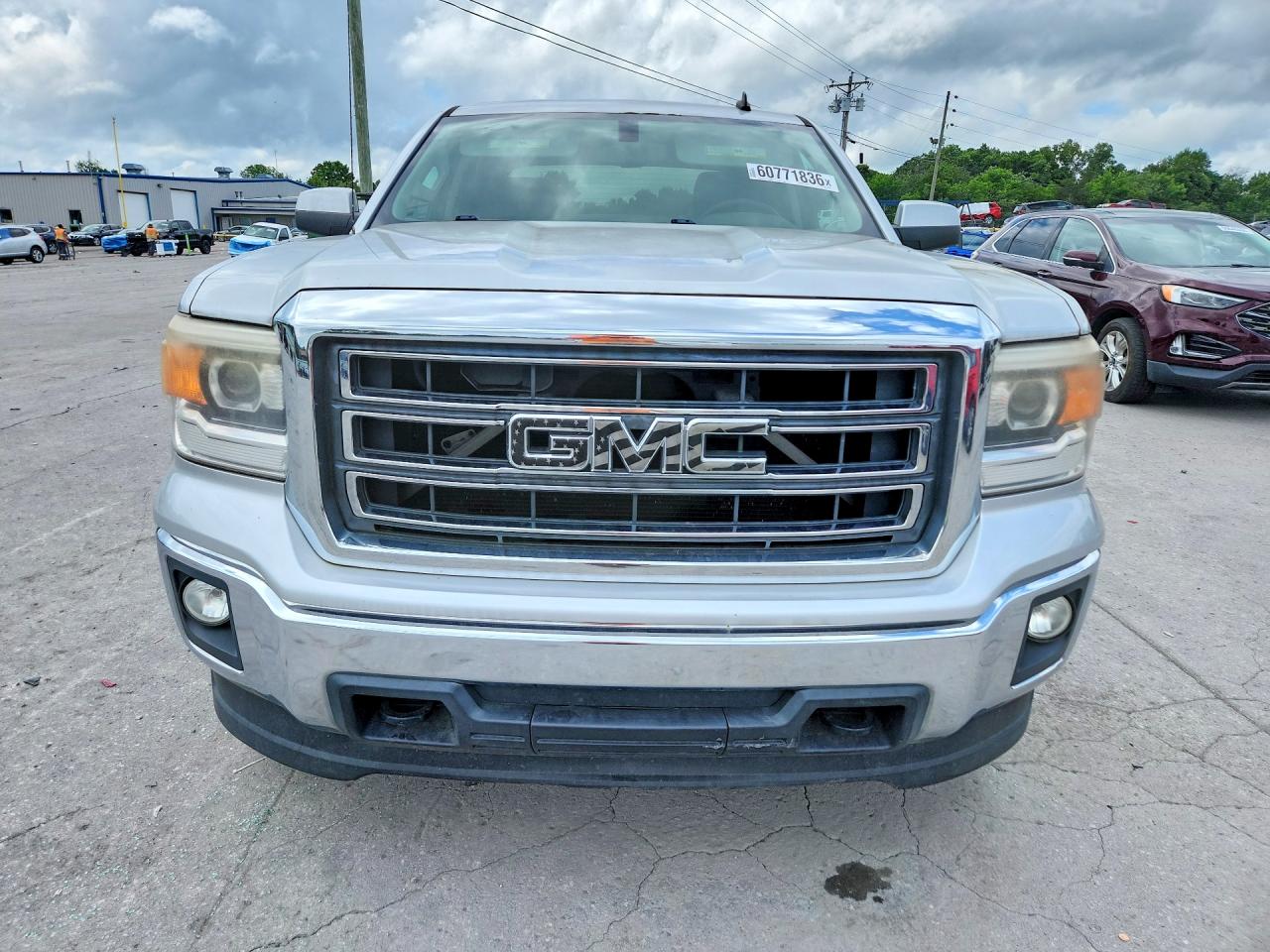 2014 Gmc Sierra K1500 Sle Серебряный vin: 3GTU2UEC2EG323328