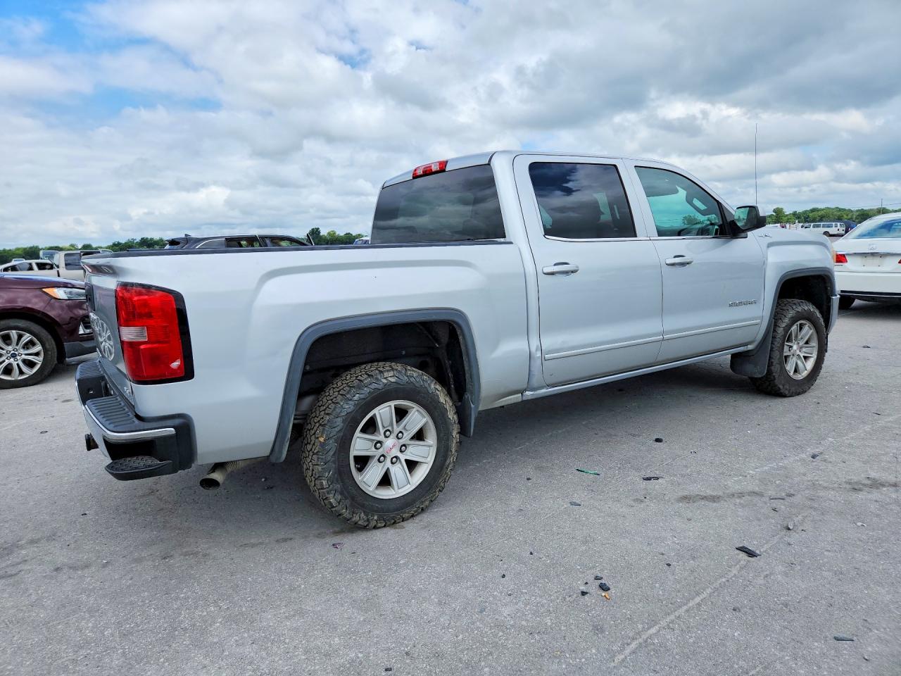 2014 Gmc Sierra K1500 Sle Серебряный vin: 3GTU2UEC2EG323328