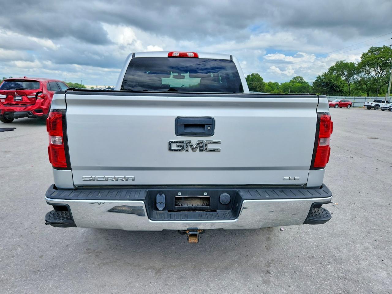 2014 Gmc Sierra K1500 Sle Серебряный vin: 3GTU2UEC2EG323328