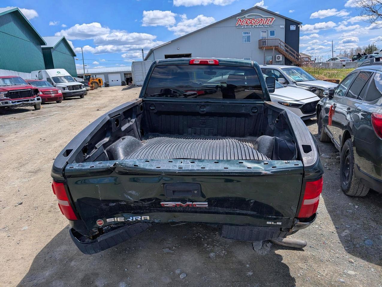 2014 Gmc Sierra K1500 Sle Green vin: 3GTU2UEC2EG554648