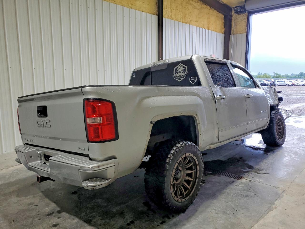 2015 Gmc Sierra K1500 Sle Silver vin: 3GTU2UEC2FG216183