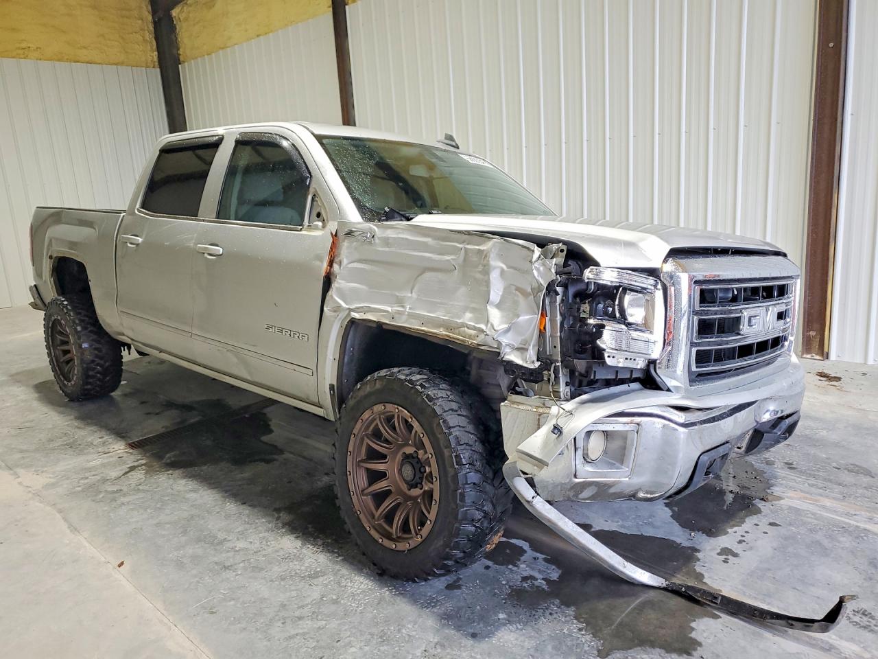 2015 Gmc Sierra K1500 Sle Silver vin: 3GTU2UEC2FG216183