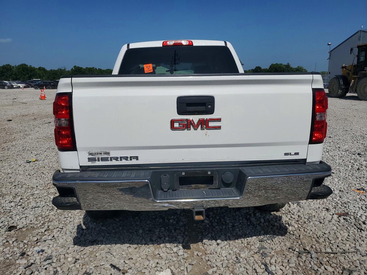 2015 Gmc Sierra K1500 Sle White vin: 3GTU2UEC2FG269563