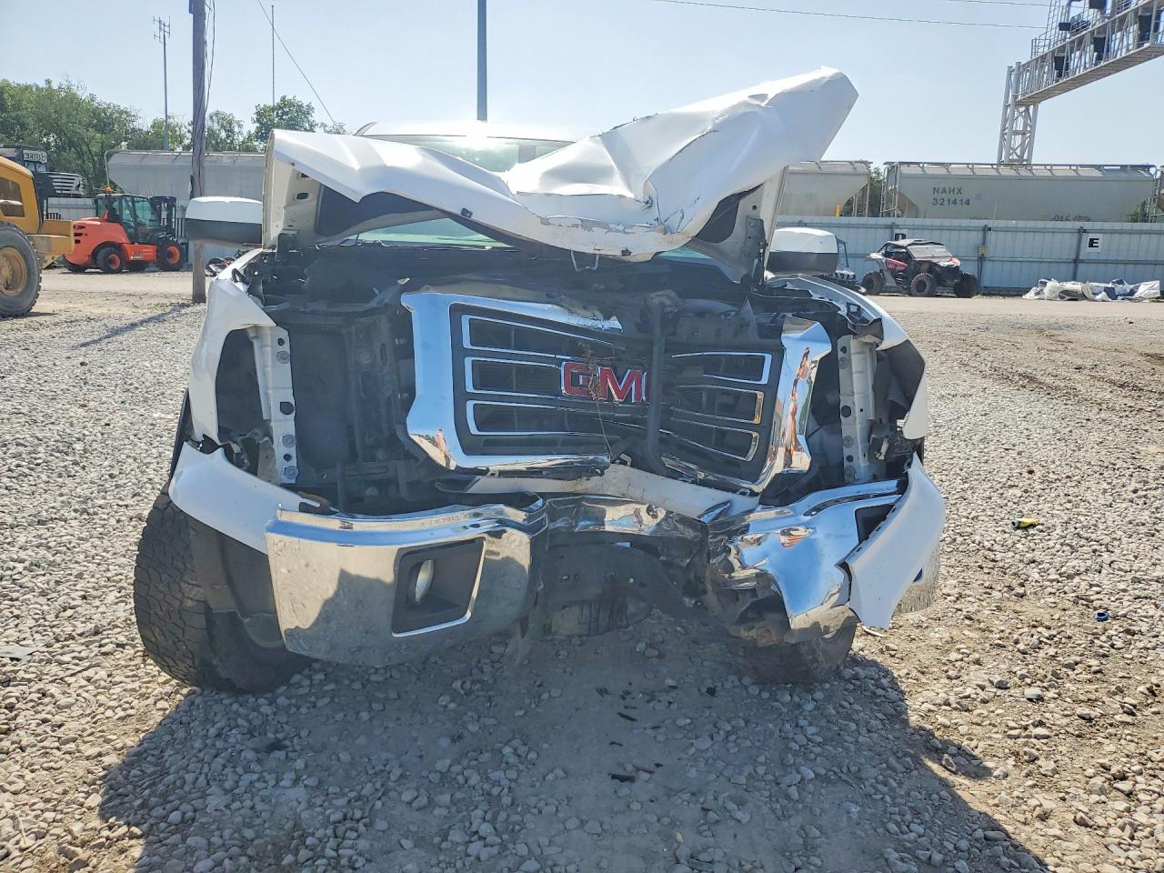 2015 Gmc Sierra K1500 Sle White vin: 3GTU2UEC2FG269563