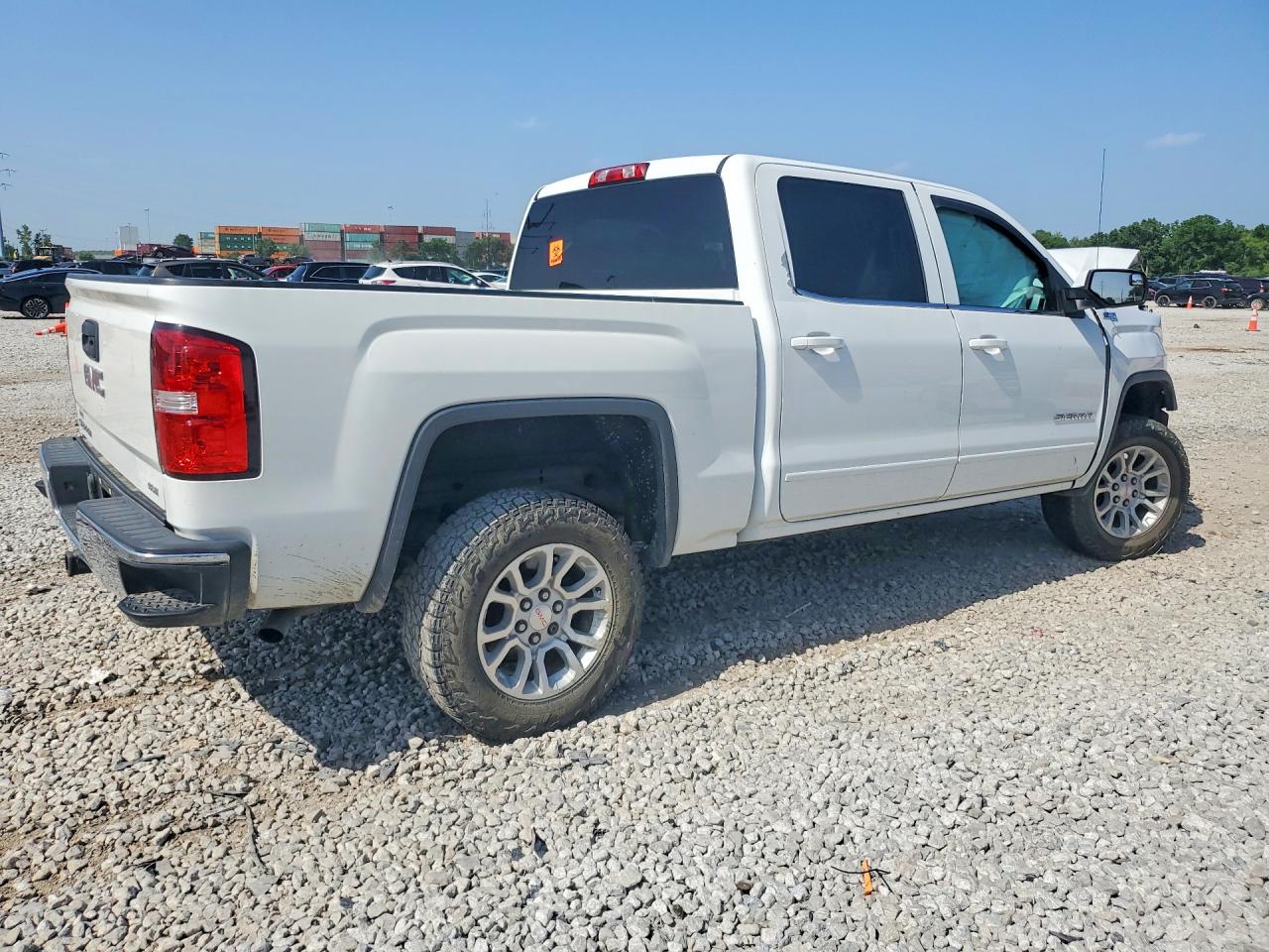 2015 Gmc Sierra K1500 Sle White vin: 3GTU2UEC2FG269563
