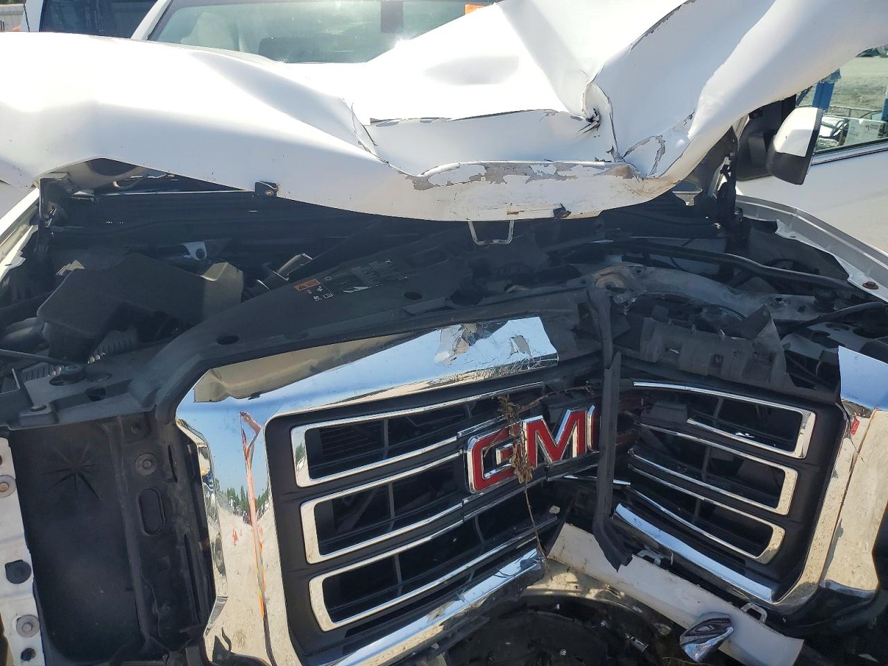 2015 Gmc Sierra K1500 Sle White vin: 3GTU2UEC2FG269563