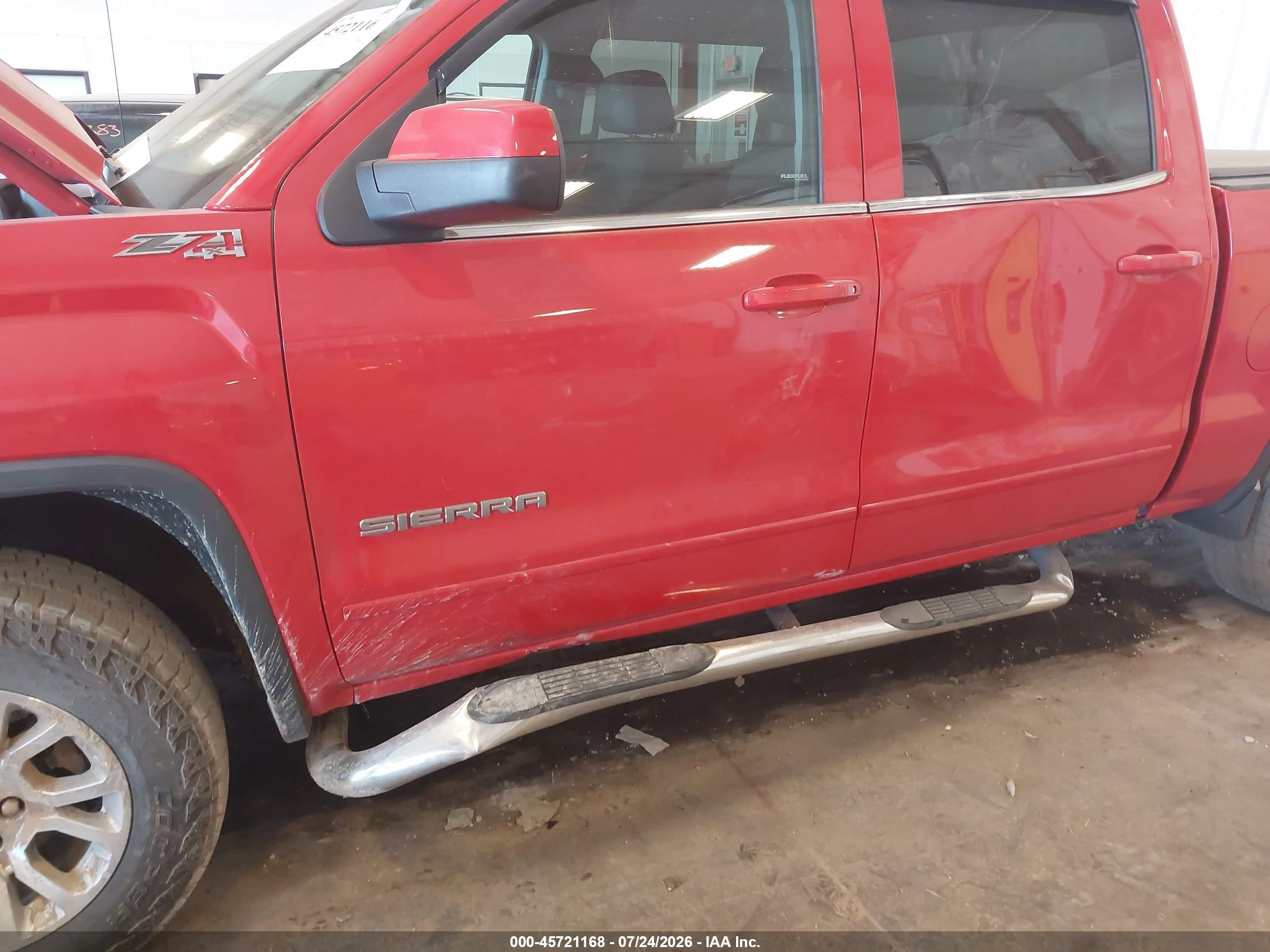 2015 Gmc Sierra 1500 Sle Red vin: 3GTU2UEC2FG290025