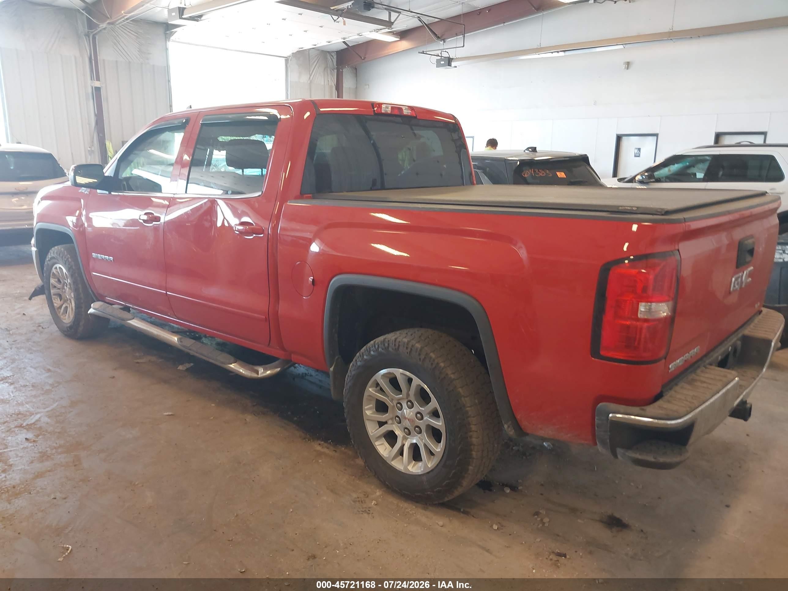 2015 Gmc Sierra 1500 Sle Red vin: 3GTU2UEC2FG290025