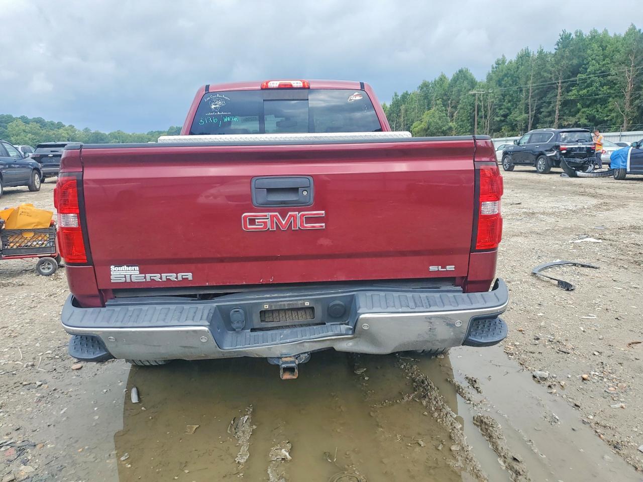 2014 Gmc Sierra Burgundy vin: 3GTU2UEC3EG106970