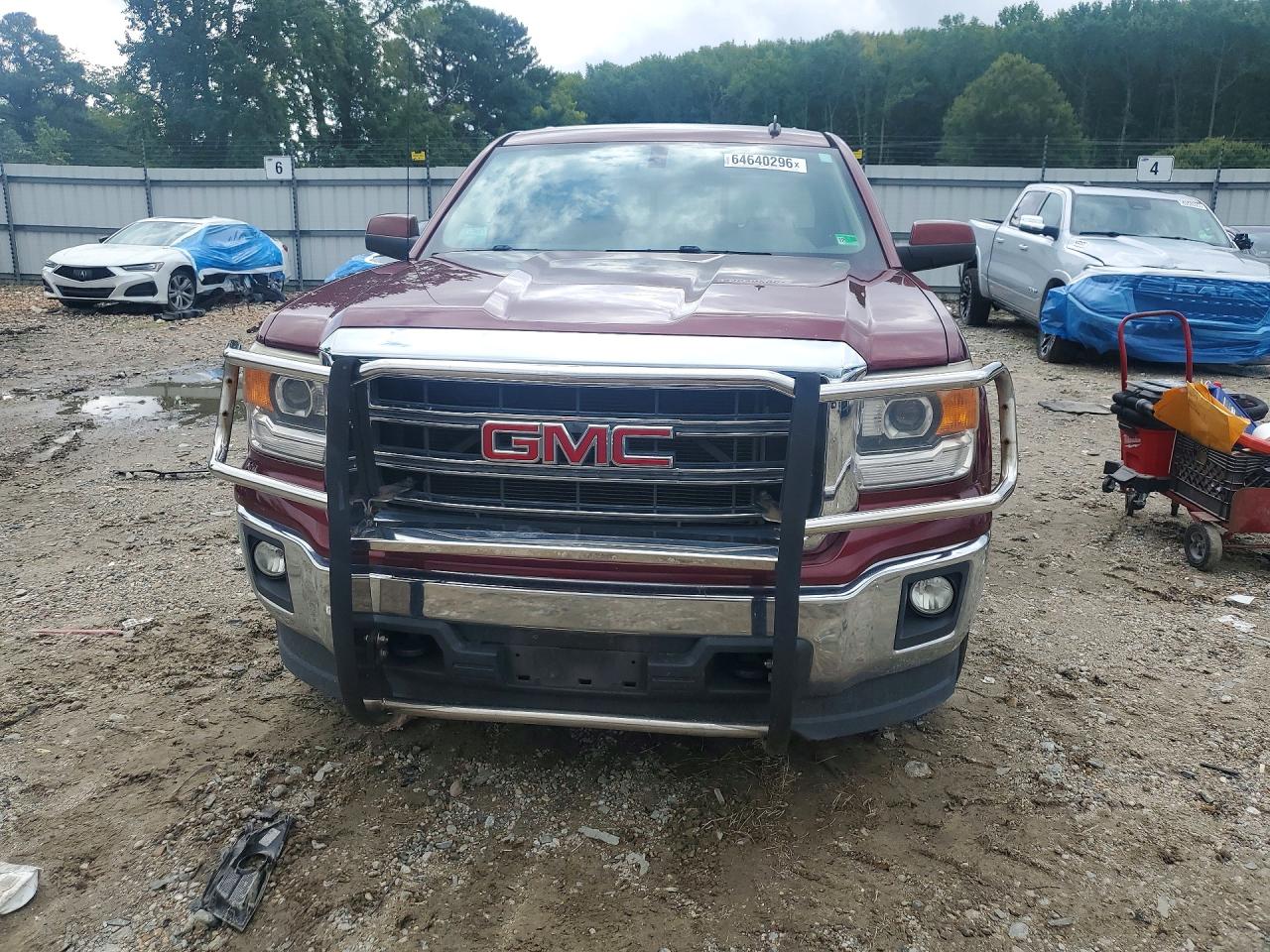 2014 Gmc Sierra Burgundy vin: 3GTU2UEC3EG106970