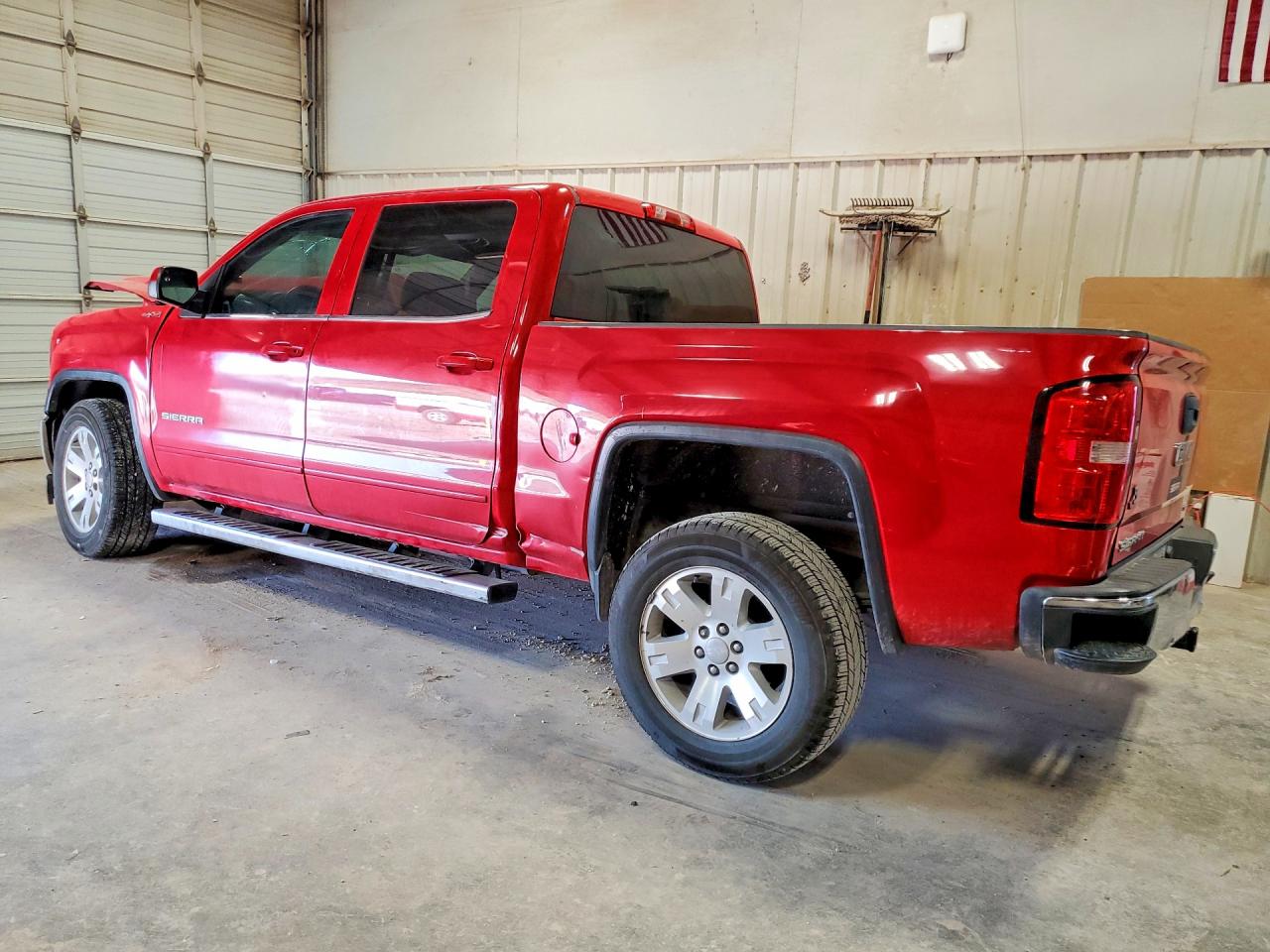 2014 Gmc Sierra K1500 Sle Red vin: 3GTU2UEC3EG368021