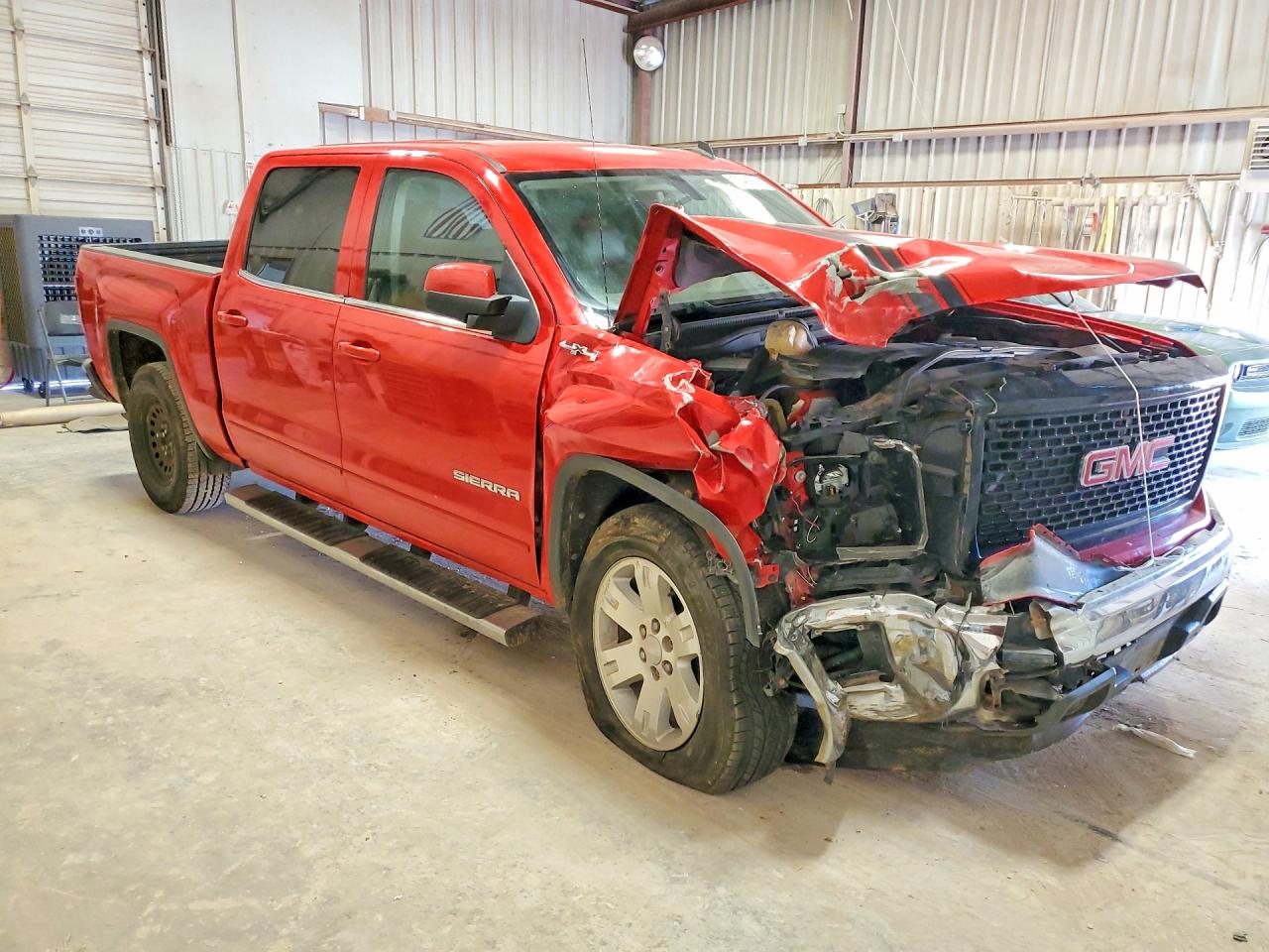 2014 Gmc Sierra K1500 Sle Red vin: 3GTU2UEC3EG368021