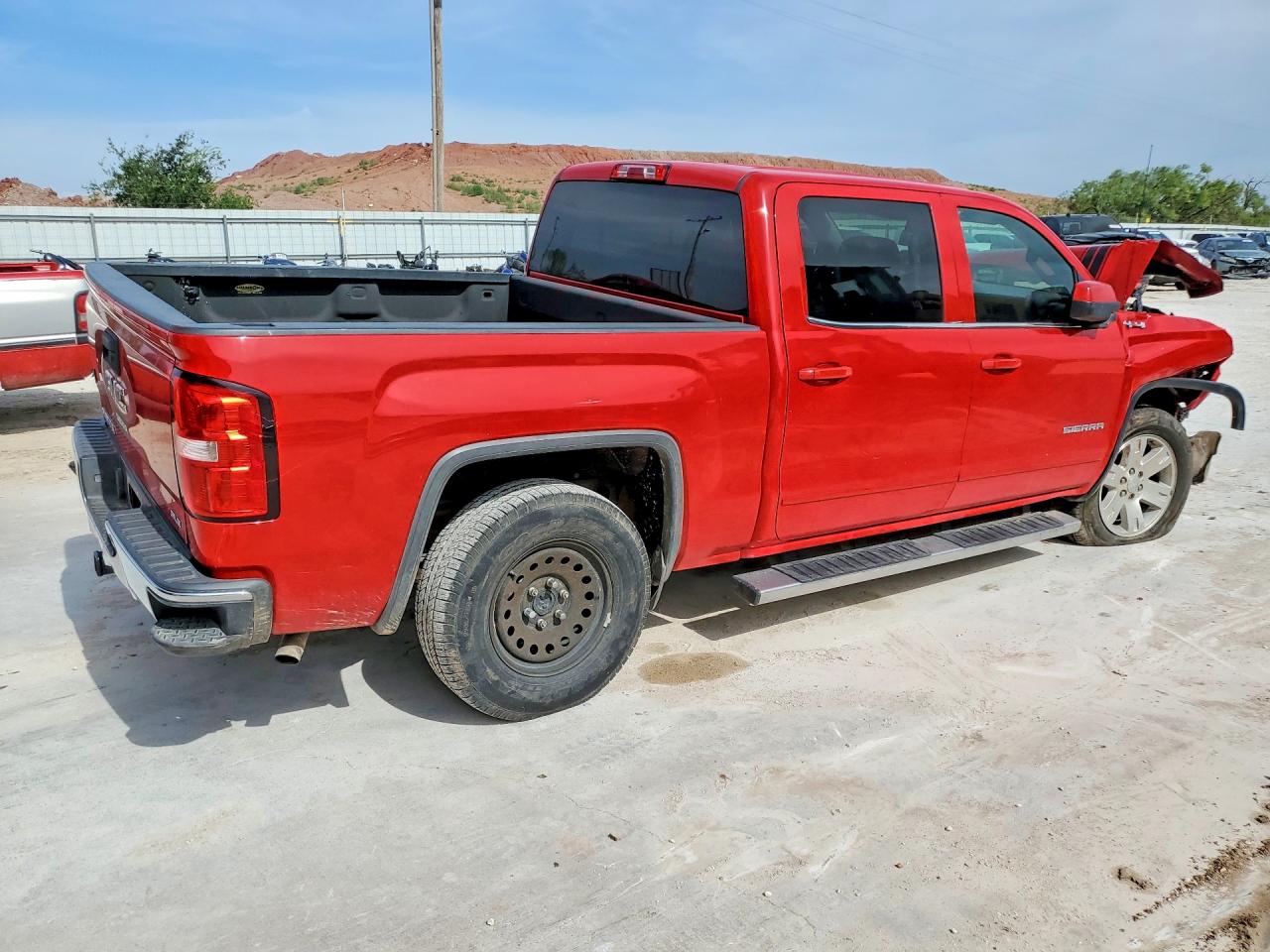 2014 Gmc Sierra K1500 Sle Red vin: 3GTU2UEC3EG368021
