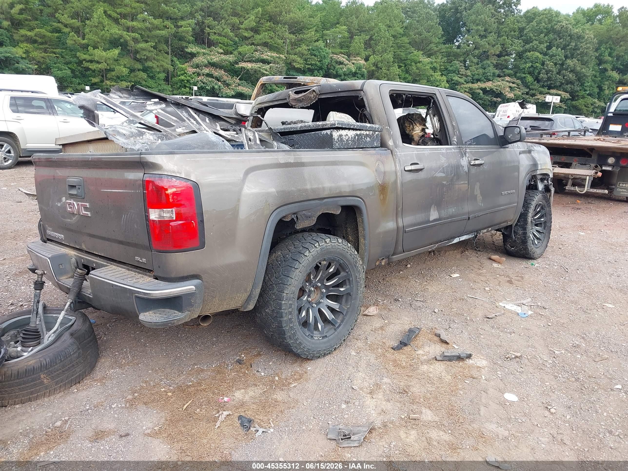 2014 Gmc Sierra 1500 Sle Black vin: 3GTU2UEC3EG461718