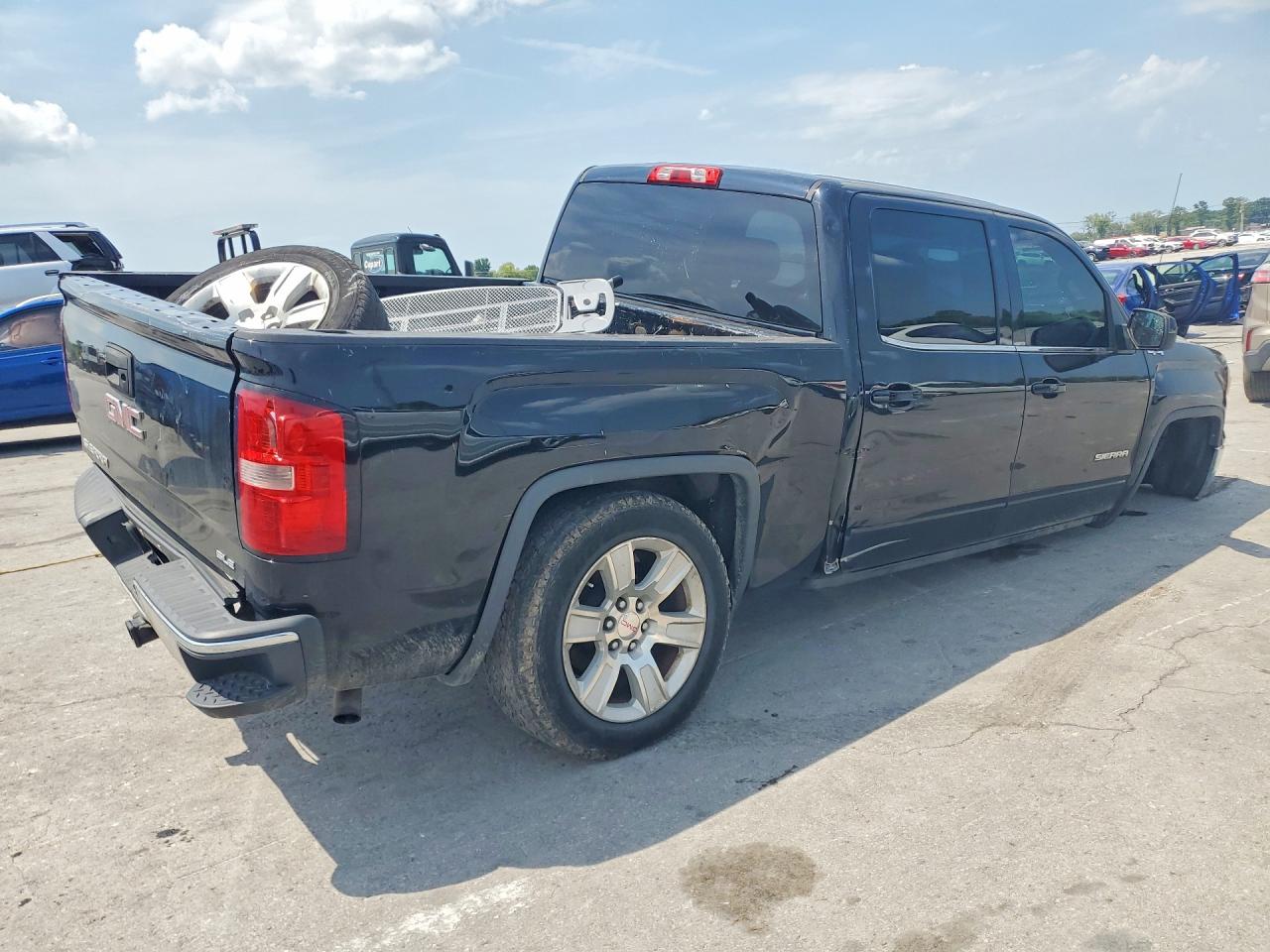 2015 Gmc Sierra K1500 Sle Black vin: 3GTU2UEC3FG174963