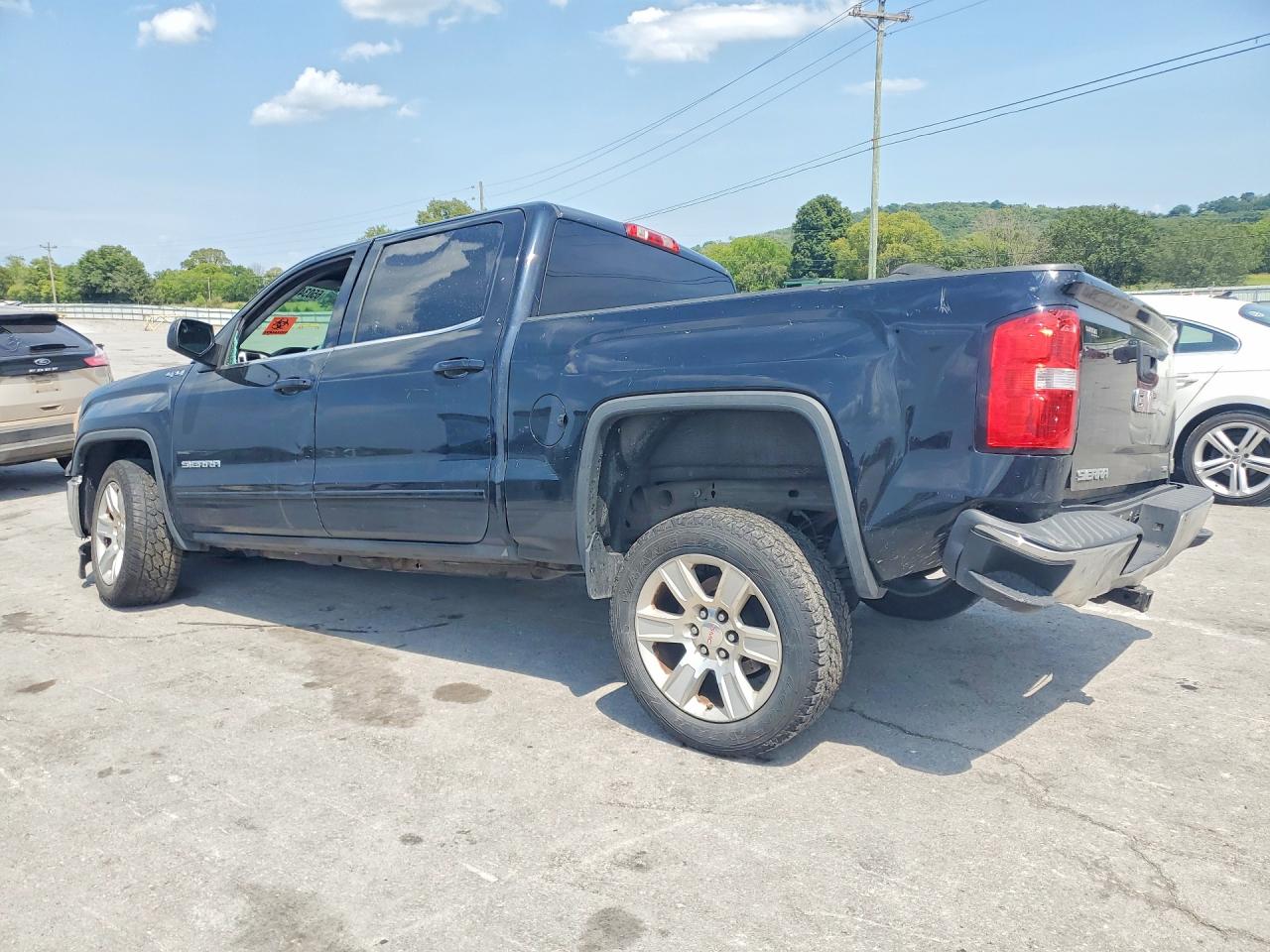 2015 Gmc Sierra K1500 Sle Black vin: 3GTU2UEC3FG174963