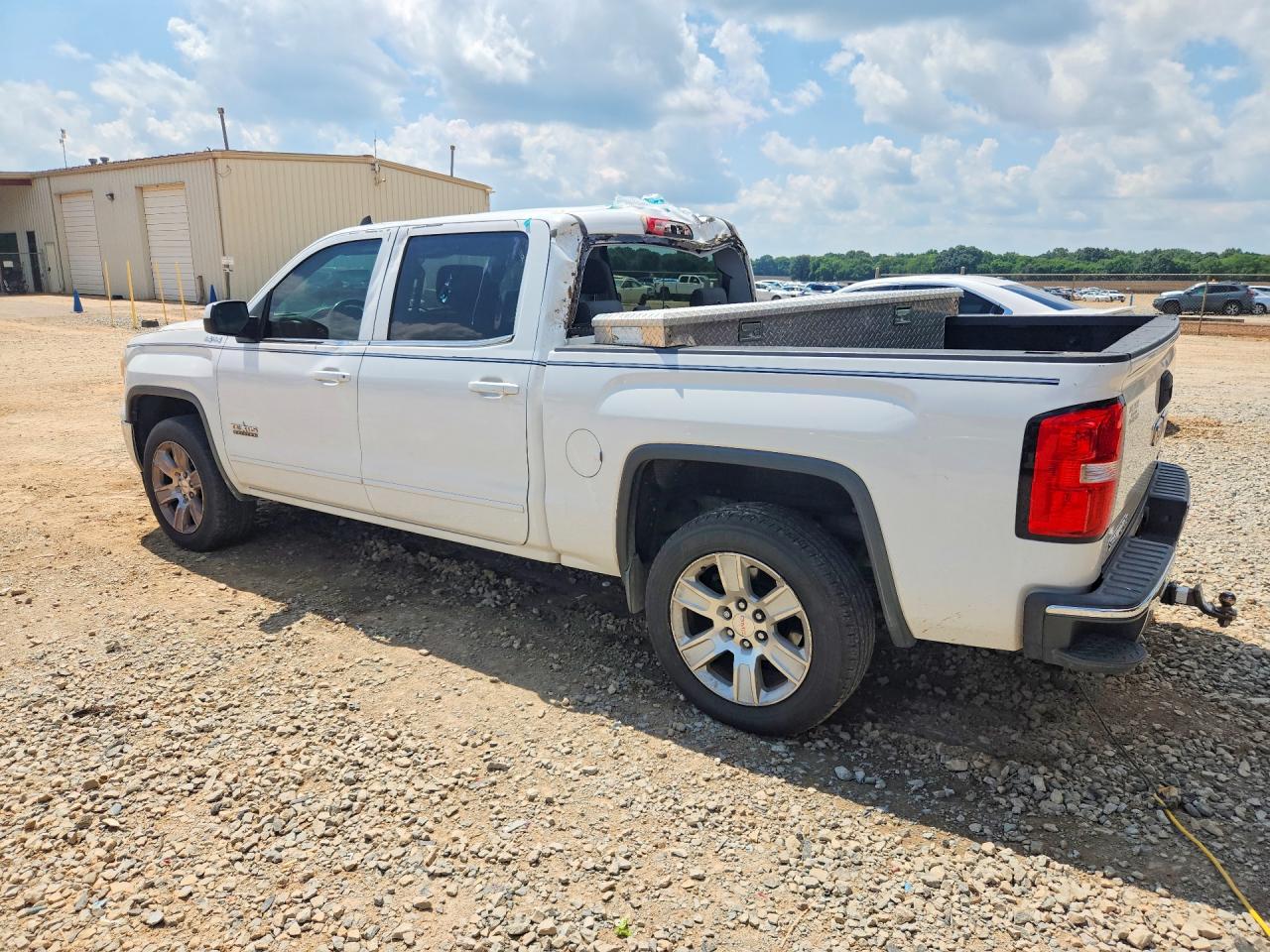2015 Gmc Sierra K1500 Sle Белый vin: 3GTU2UEC3FG209503