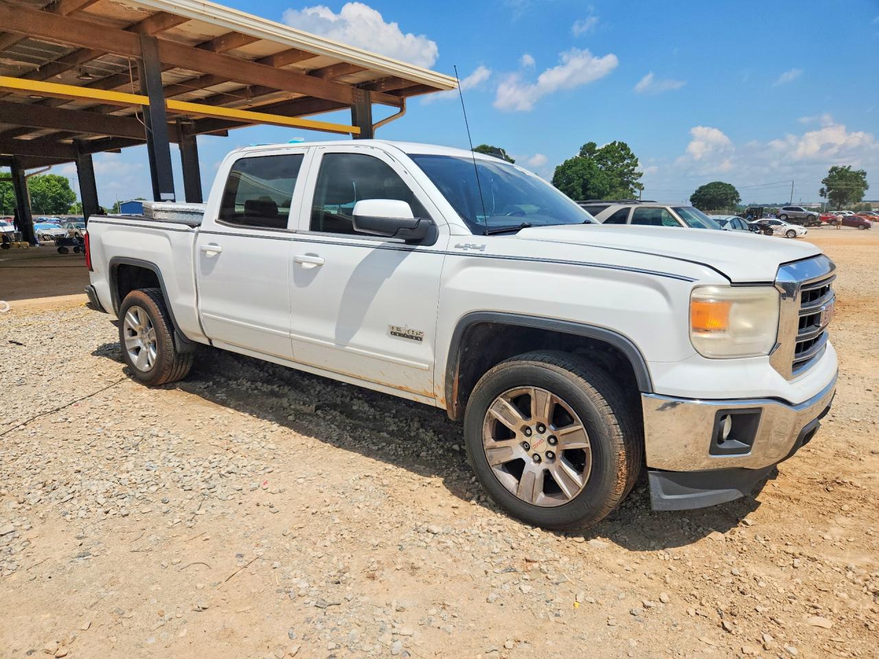 2015 Gmc Sierra K1500 Sle Белый vin: 3GTU2UEC3FG209503