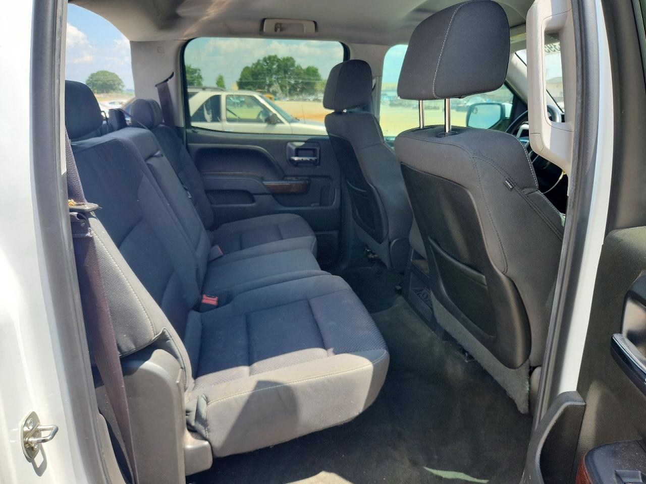 2015 Gmc Sierra K1500 Sle Белый vin: 3GTU2UEC3FG209503
