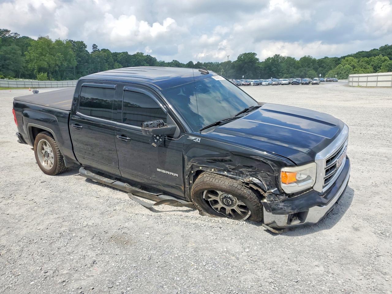 2015 Gmc Sierra K1500 Sle Black vin: 3GTU2UEC3FG258216