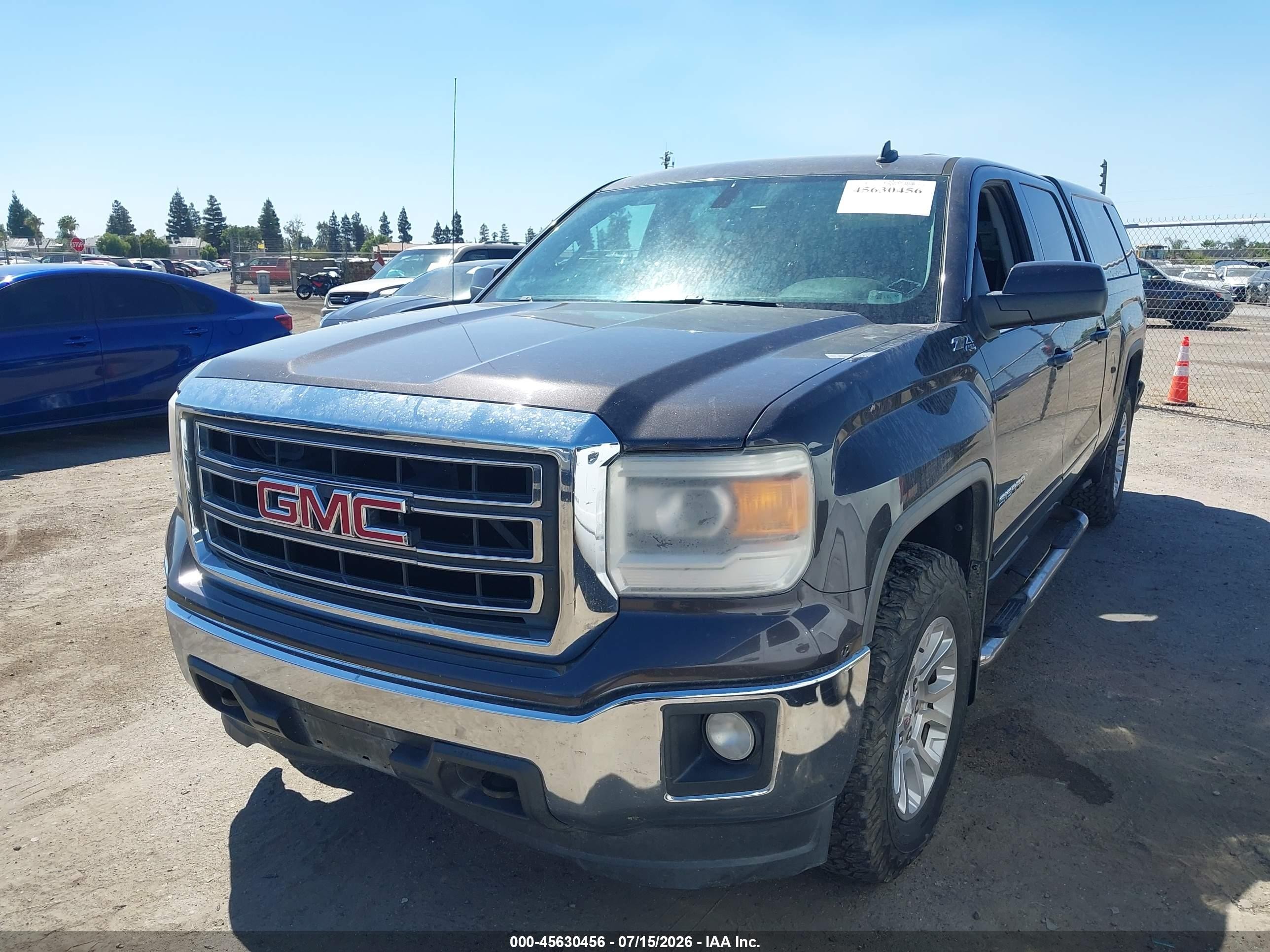2014 Gmc Sierra 1500 Sle Gray vin: 3GTU2UEC4EG160701