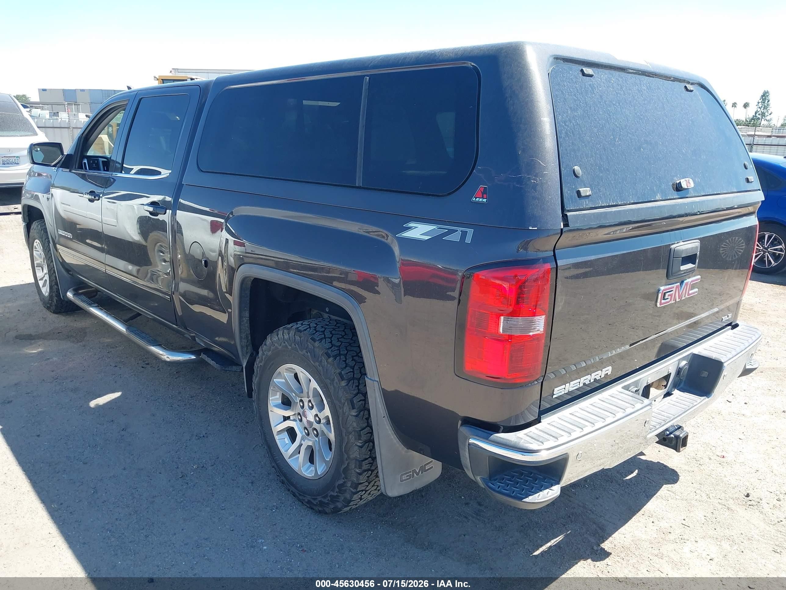2014 Gmc Sierra 1500 Sle Gray vin: 3GTU2UEC4EG160701