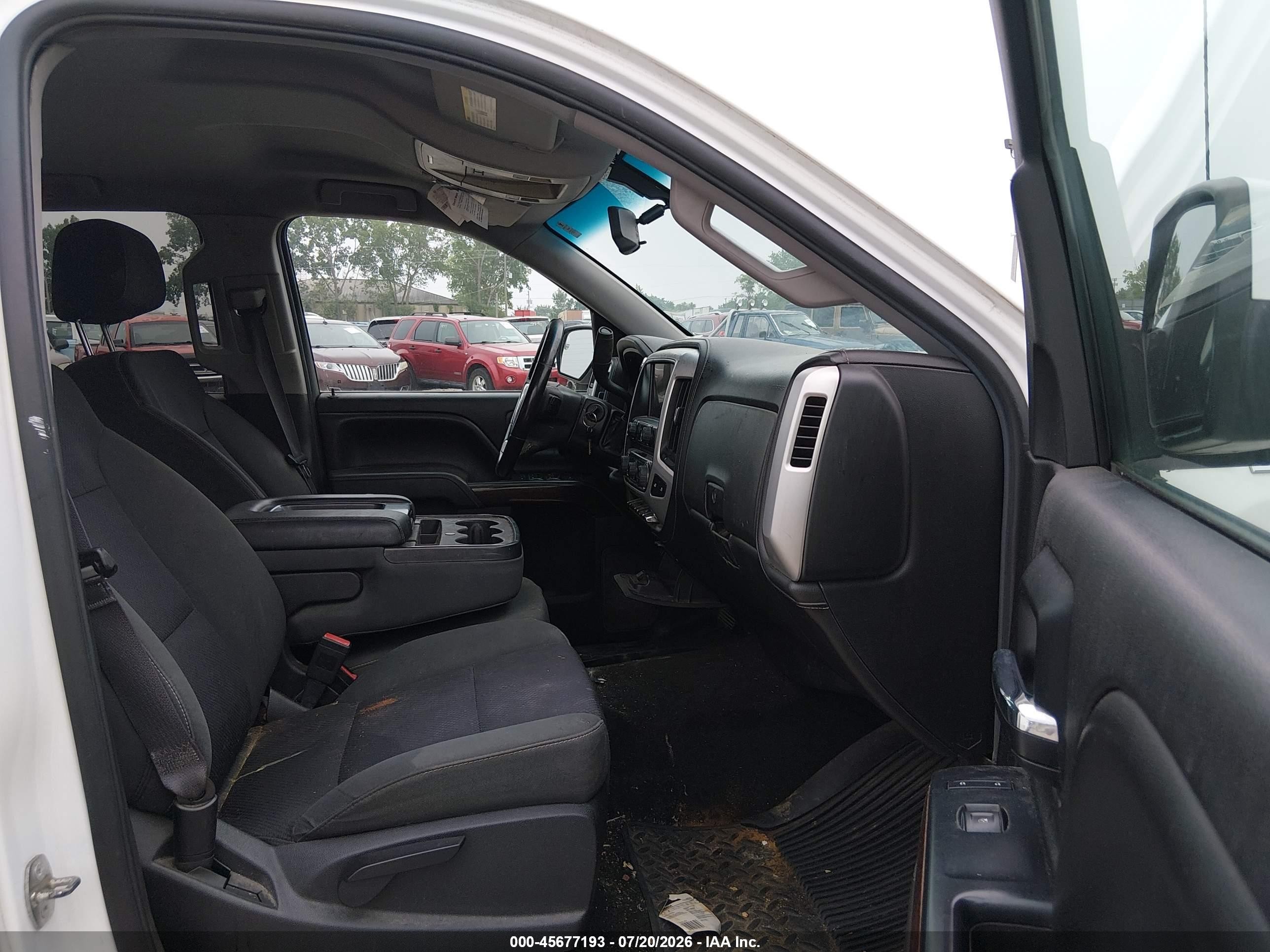 2014 Gmc Sierra 1500 Sle White vin: 3GTU2UEC4EG219147
