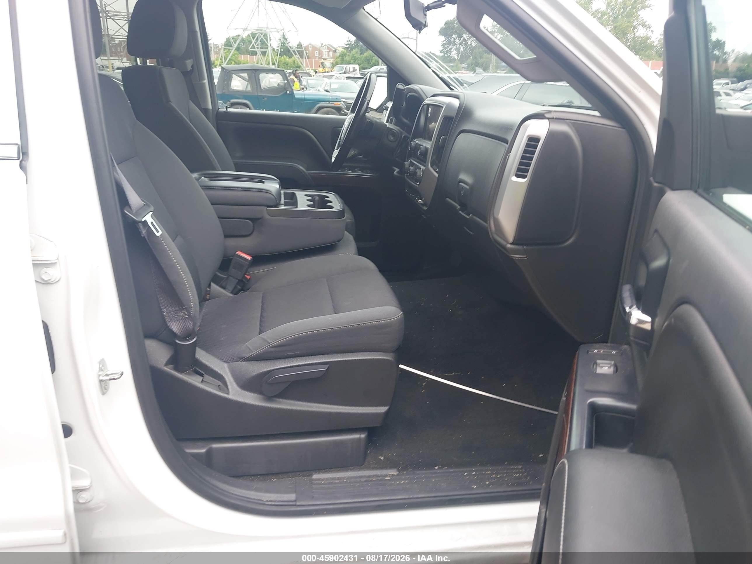 2014 Gmc Sierra 1500 Sle White vin: 3GTU2UEC4EG231878
