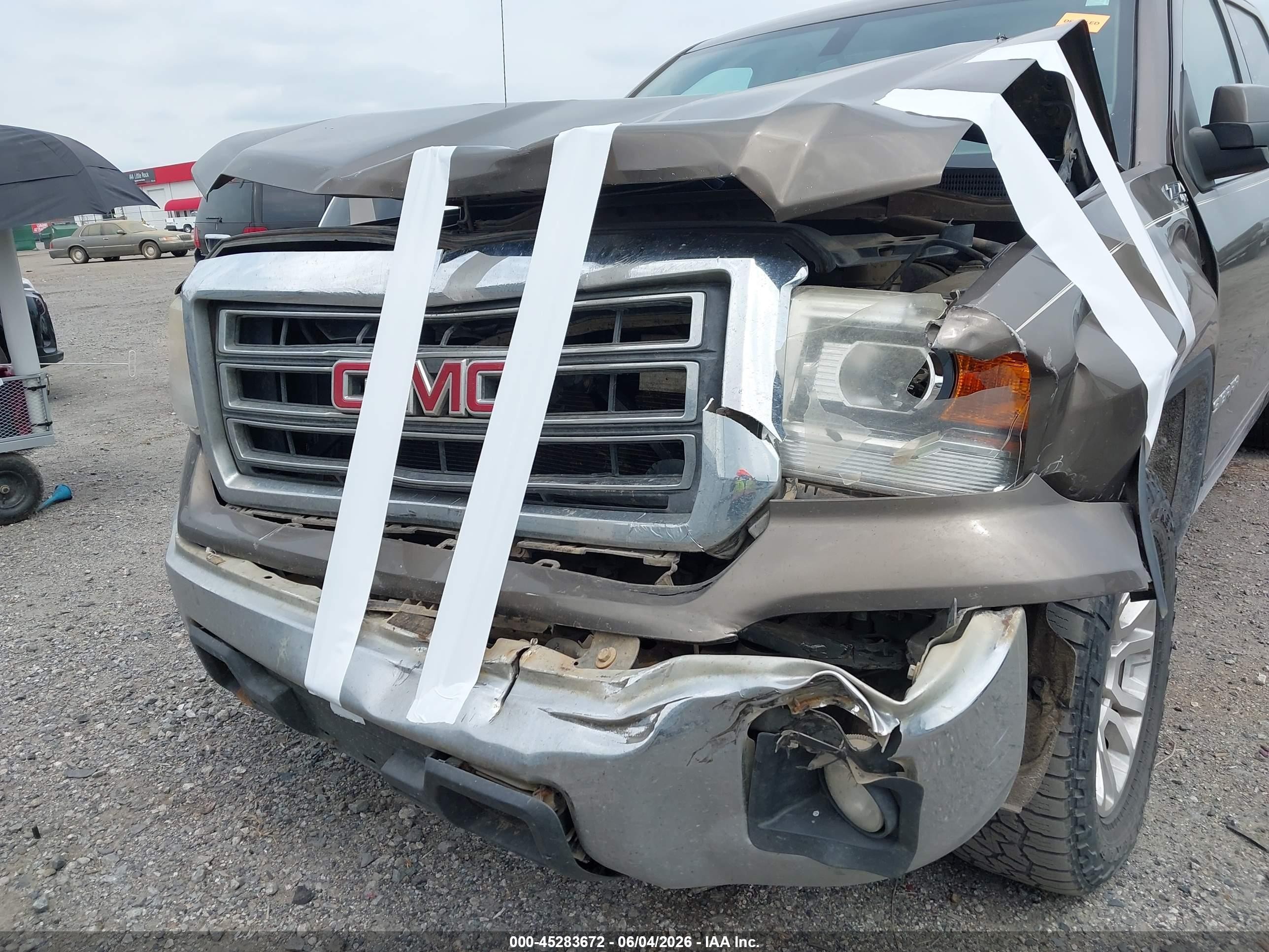 2014 Gmc Sierra 1500 Sle Brown vin: 3GTU2UEC4EG263116