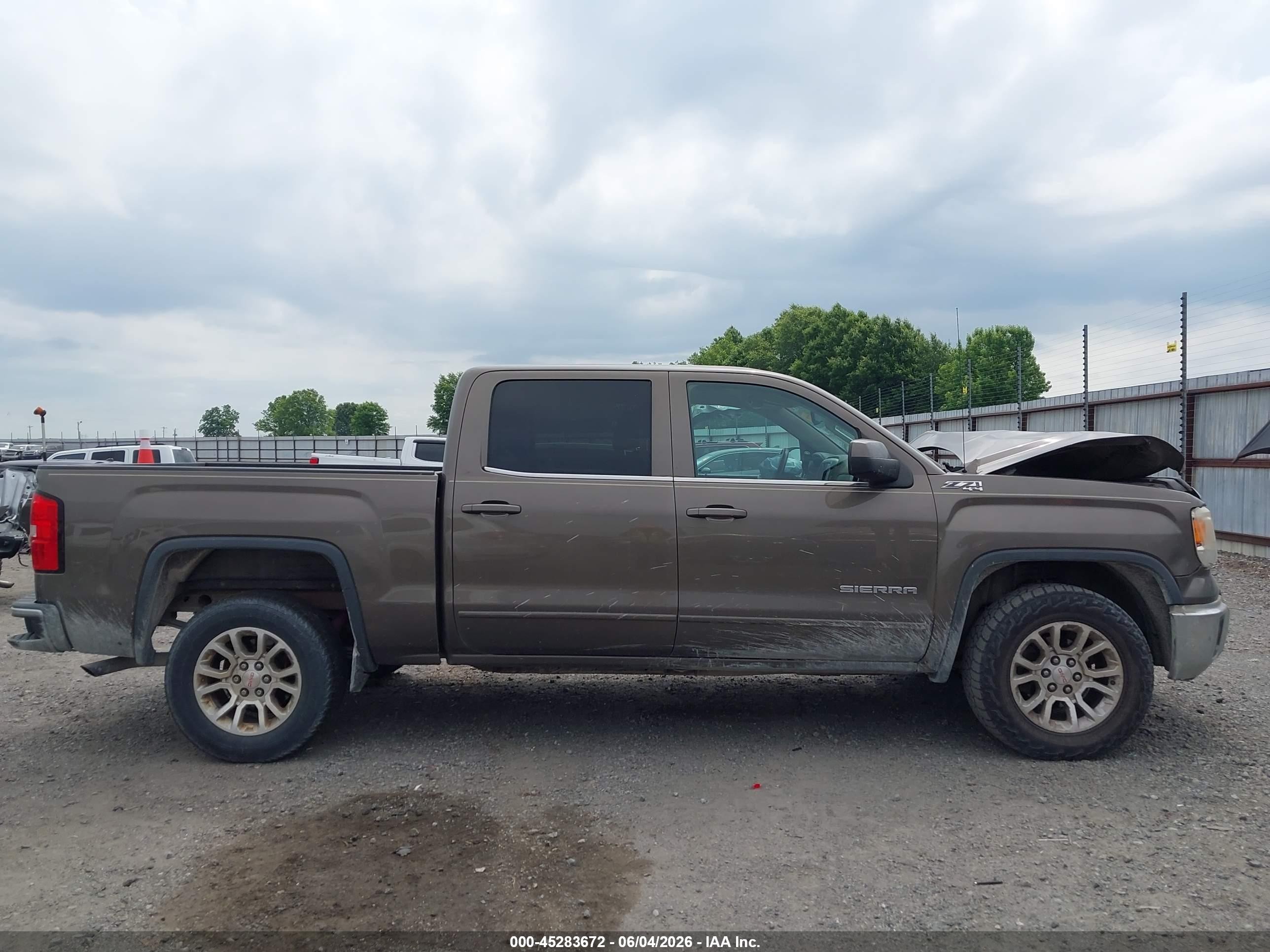2014 Gmc Sierra 1500 Sle Brown vin: 3GTU2UEC4EG263116