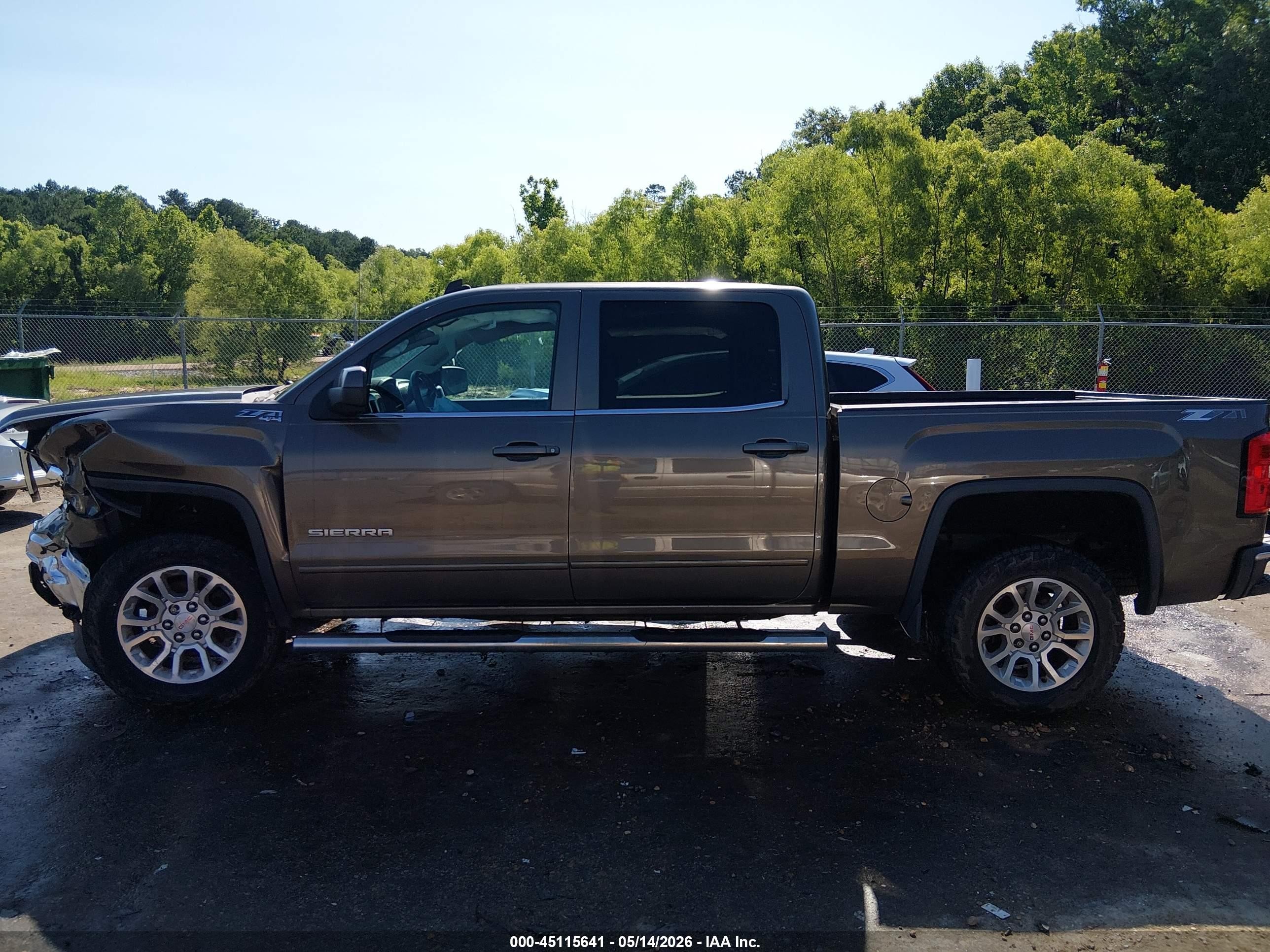 2014 Gmc Sierra 1500 Sle Brown vin: 3GTU2UEC4EG385507