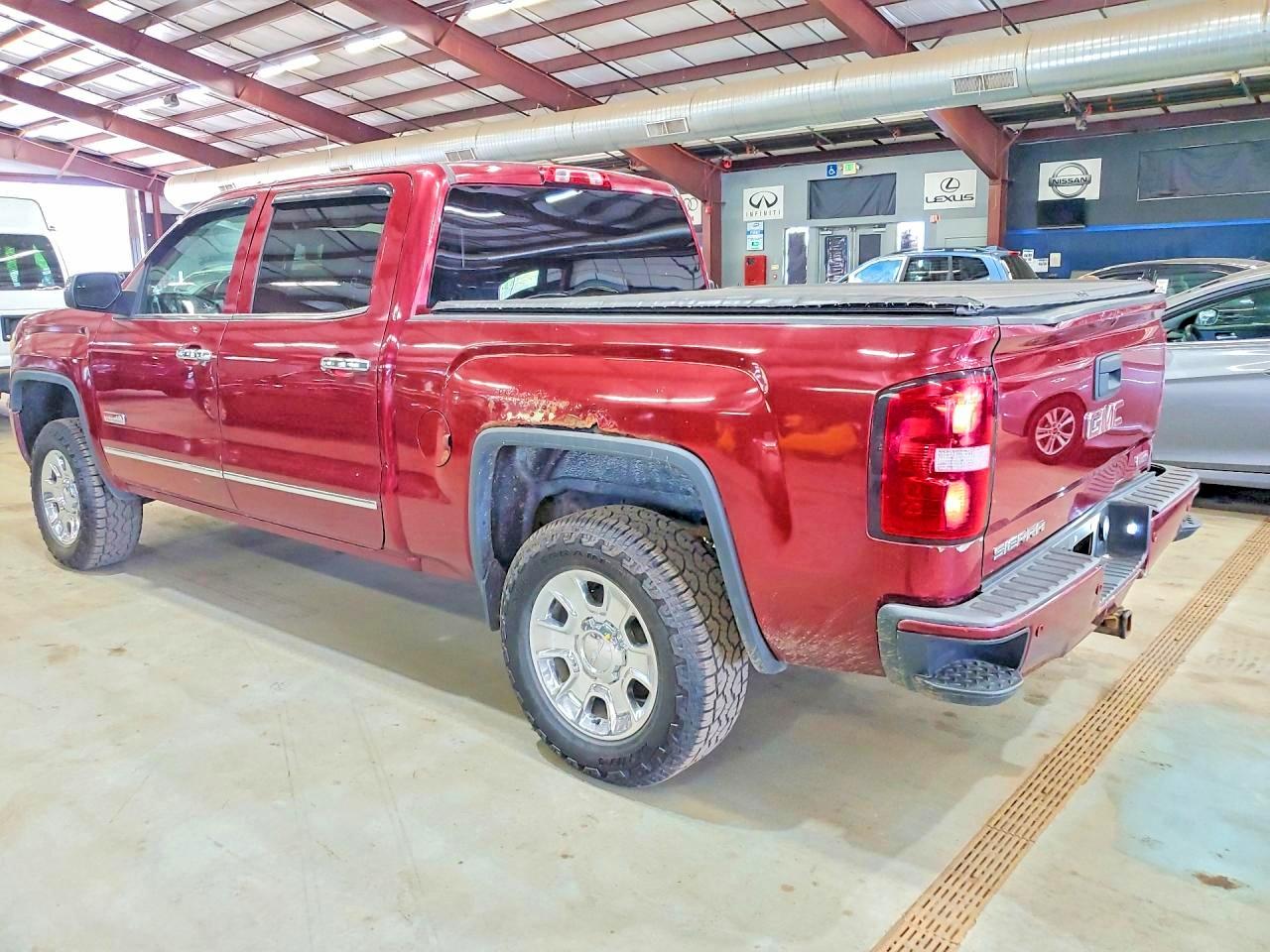 2014 Gmc Sierra K1500 Sle Red vin: 3GTU2UEC4EG433121