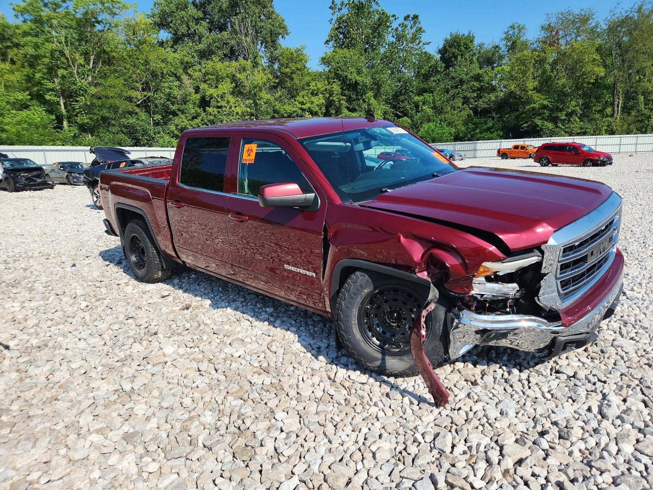 2014 Gmc Sierra K1500 Sle Темно-бордовый vin: 3GTU2UEC4EG468323