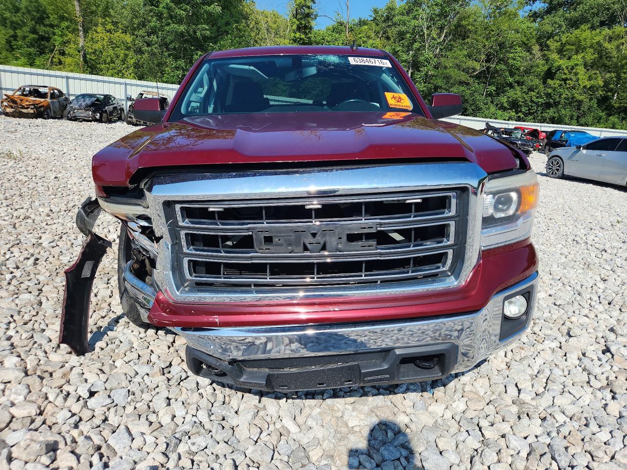 2014 Gmc Sierra K1500 Sle Темно-бордовый vin: 3GTU2UEC4EG468323