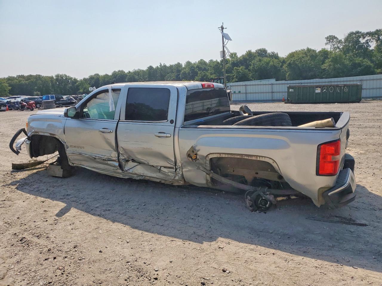 2014 Gmc Sierra K1500 Sle Silver vin: 3GTU2UEC4EG470606
