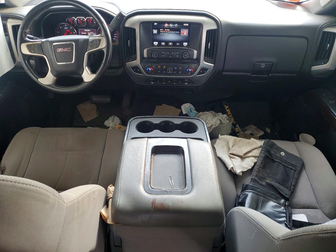 2014 Gmc Sierra K1500 Sle Silver vin: 3GTU2UEC4EG470606