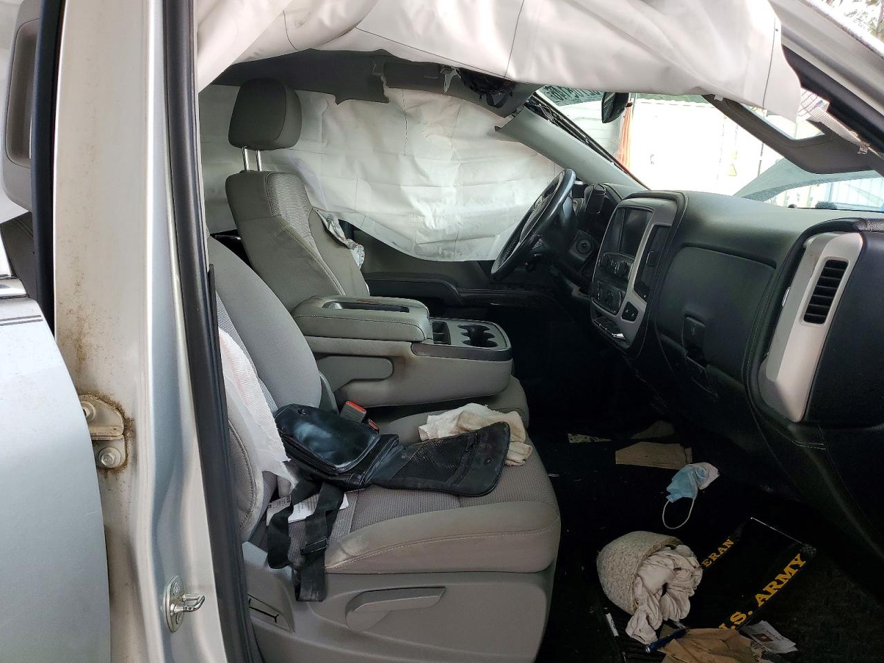 2014 Gmc Sierra K1500 Sle Silver vin: 3GTU2UEC4EG470606