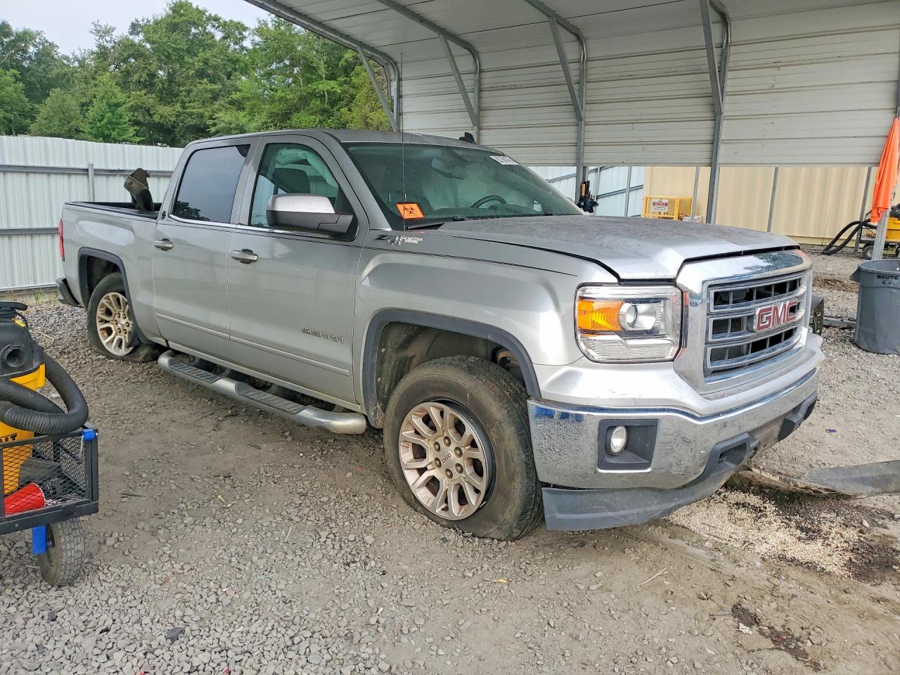 2014 Gmc Sierra K1500 Sle Silver vin: 3GTU2UEC4EG470606
