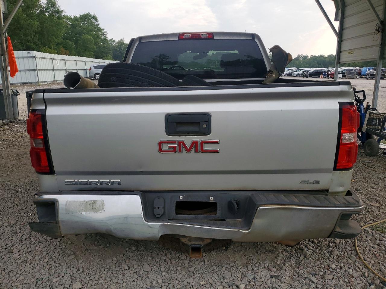 2014 Gmc Sierra K1500 Sle Silver vin: 3GTU2UEC4EG470606