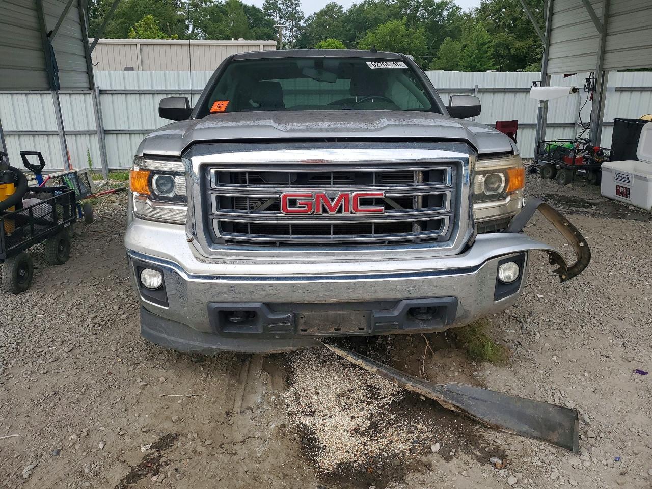 2014 Gmc Sierra K1500 Sle Silver vin: 3GTU2UEC4EG470606