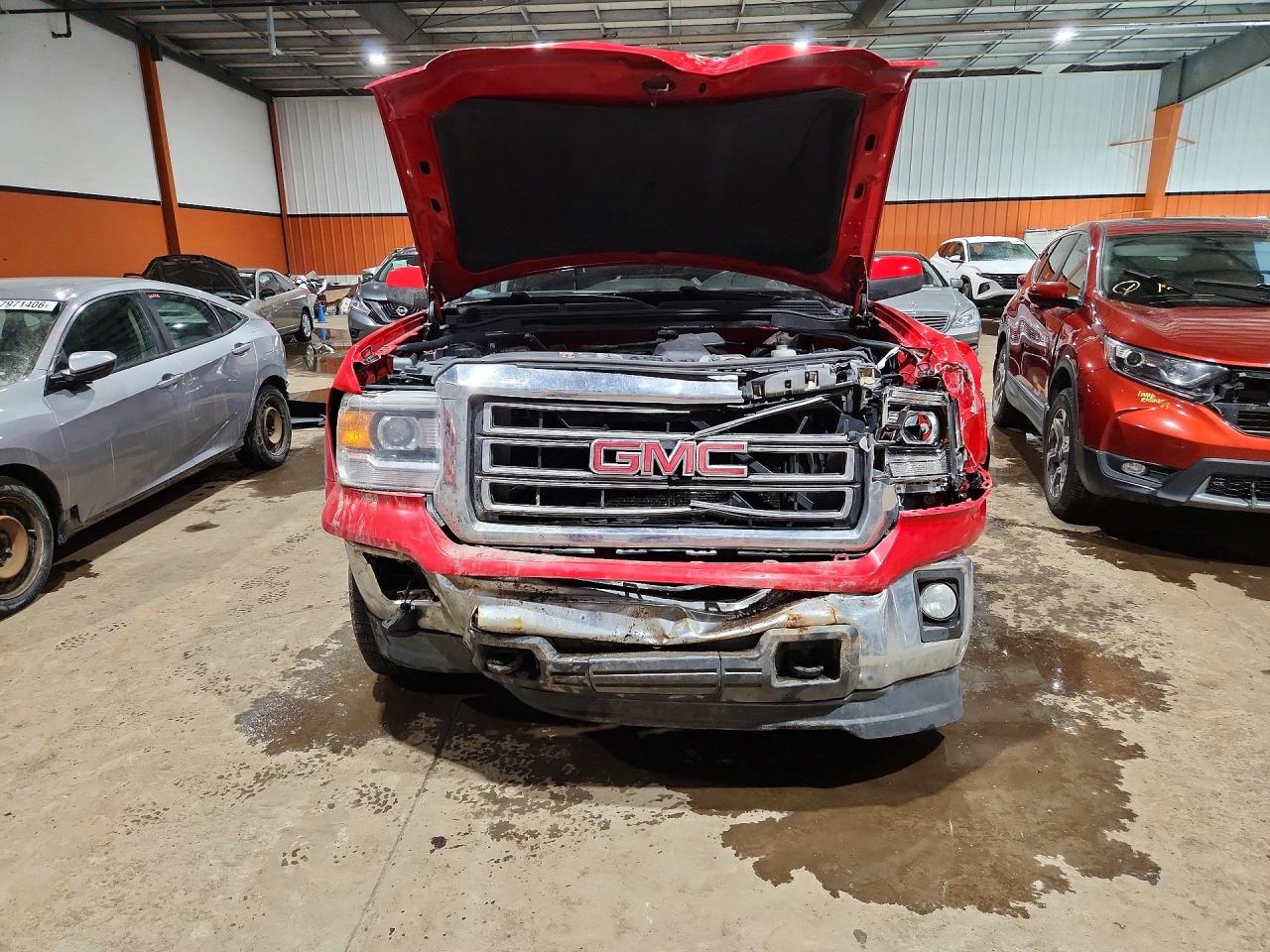 2015 Gmc Sierra 1500 Sle Crew Красный vin: 3GTU2UEC4FG258547