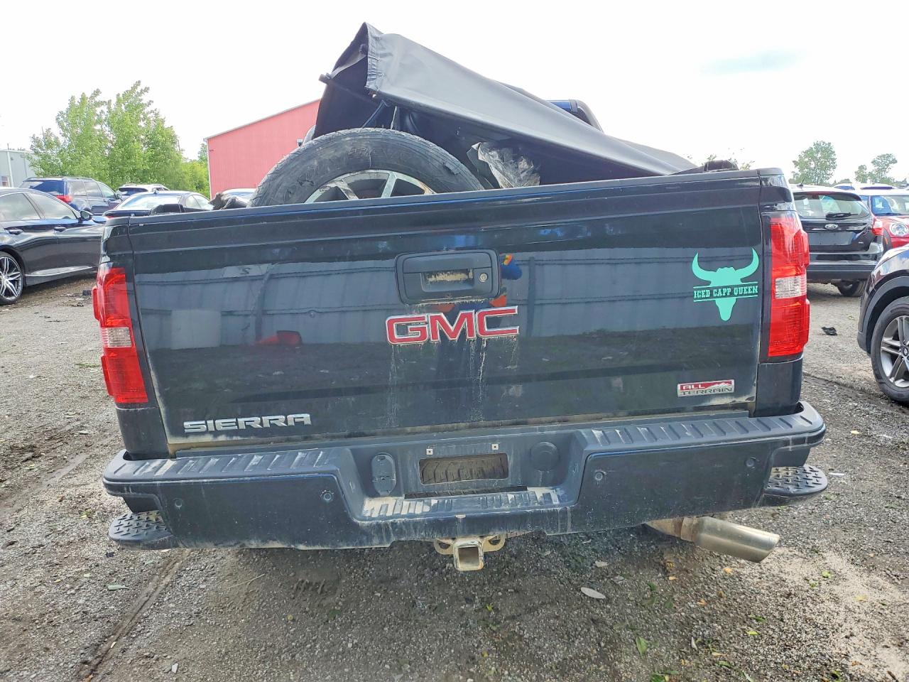 2015 Gmc Sierra K1500 Sle Черный vin: 3GTU2UEC4FG292715