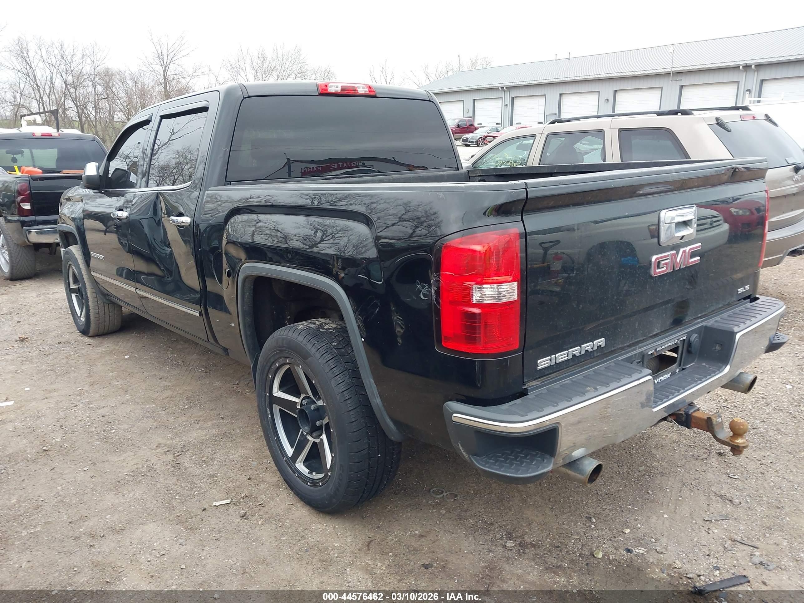 2015 Gmc Sierra 1500 Sle Black vin: 3GTU2UEC4FG355649