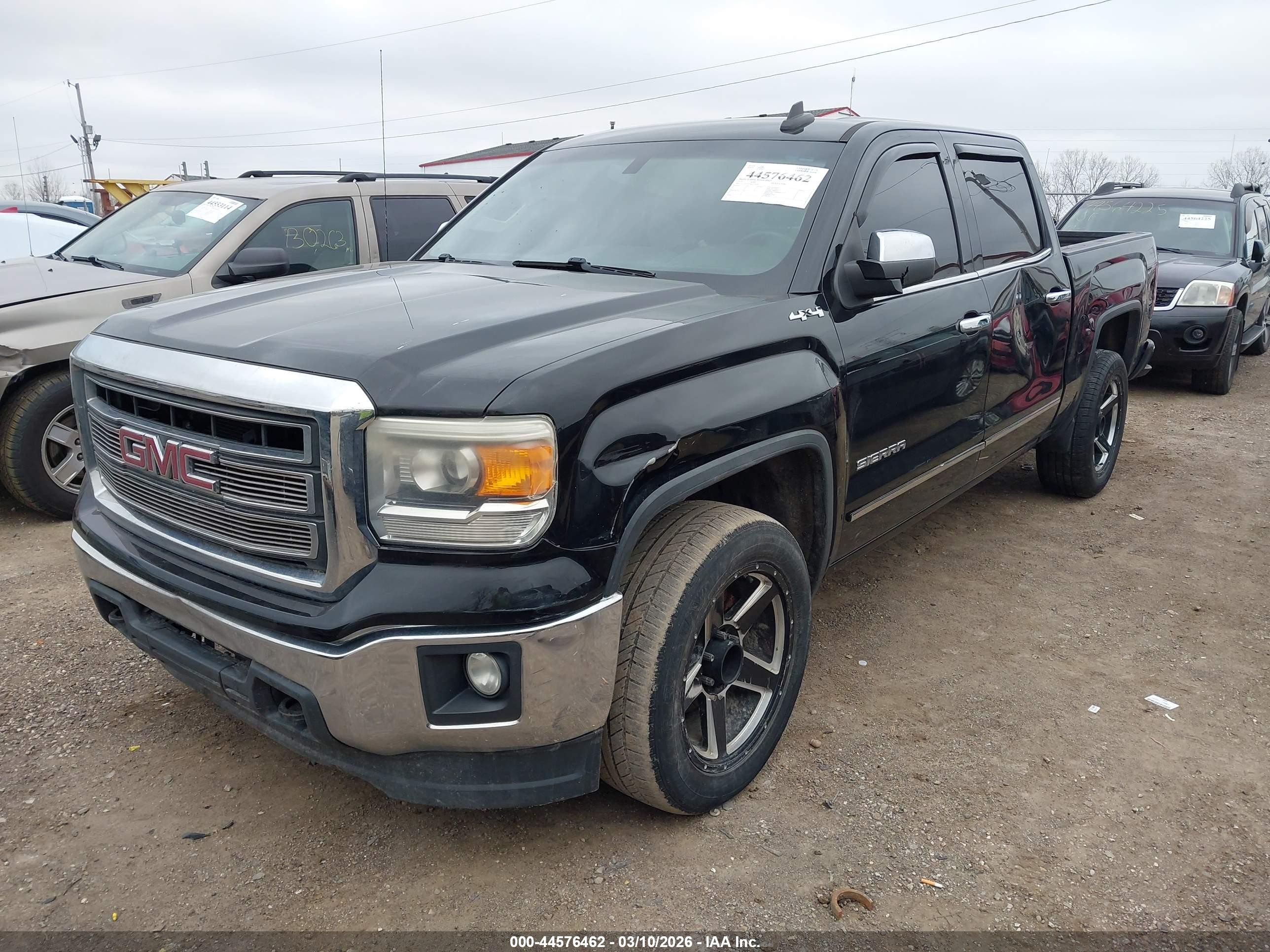2015 Gmc Sierra 1500 Sle Black vin: 3GTU2UEC4FG355649