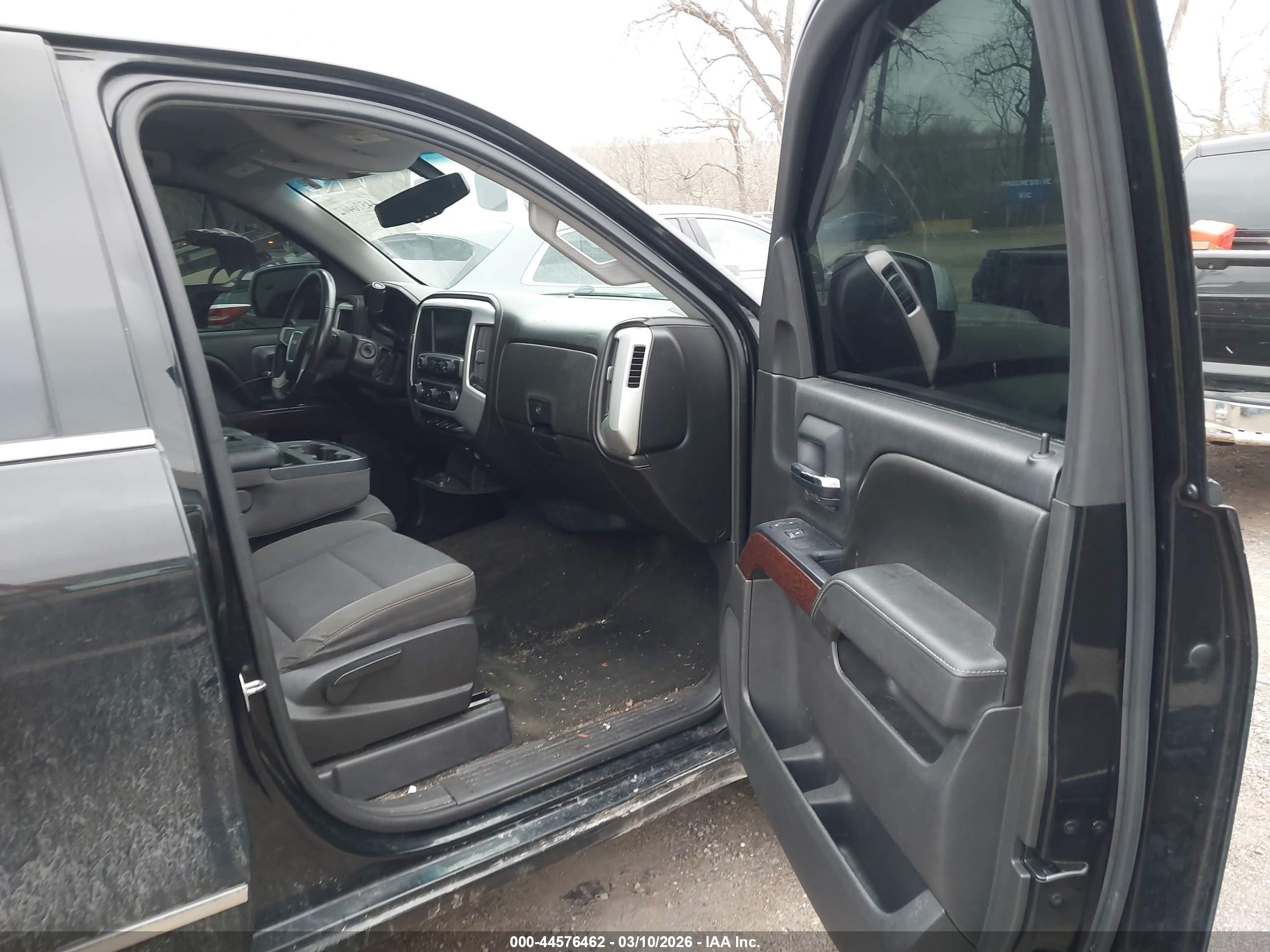 2015 Gmc Sierra 1500 Sle Black vin: 3GTU2UEC4FG355649