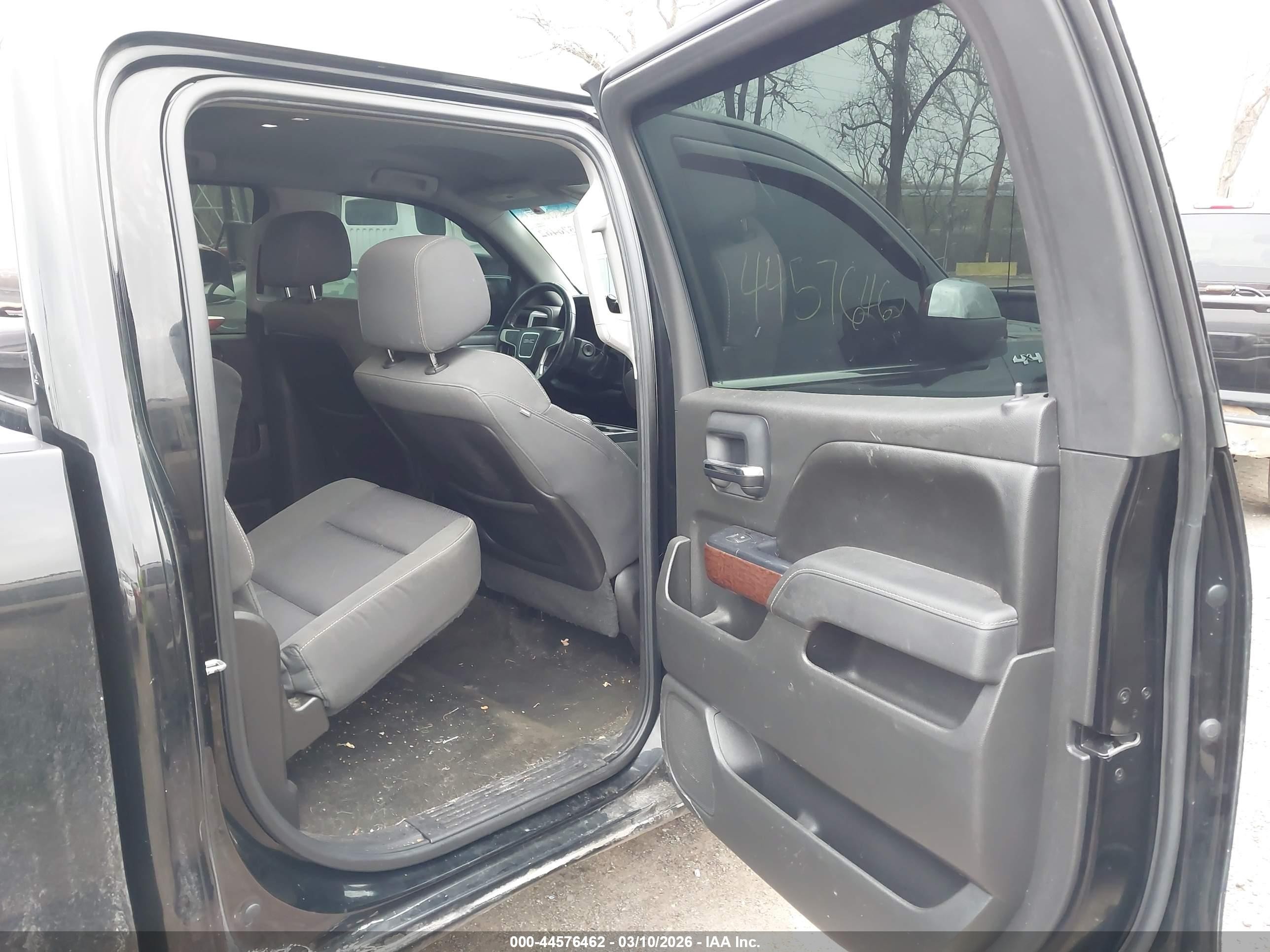2015 Gmc Sierra 1500 Sle Black vin: 3GTU2UEC4FG355649